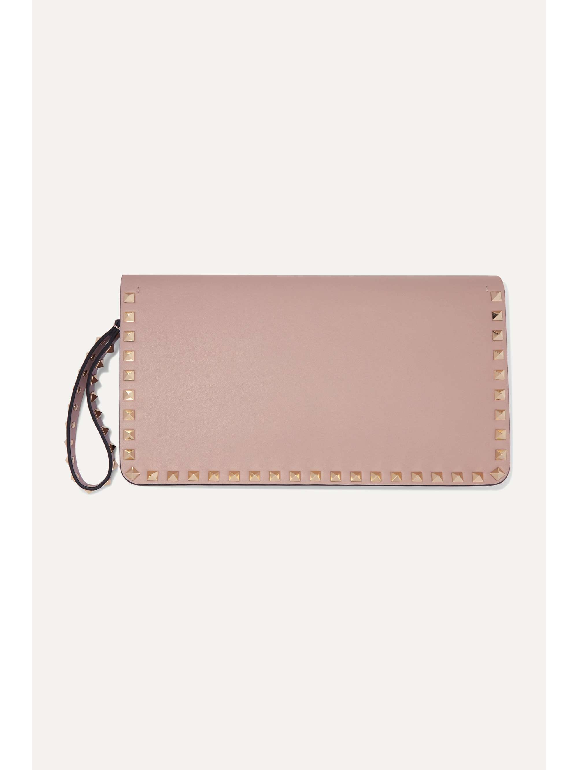 VALENTINO GARAVANI Valentino Garavani Rockstud leather clutch