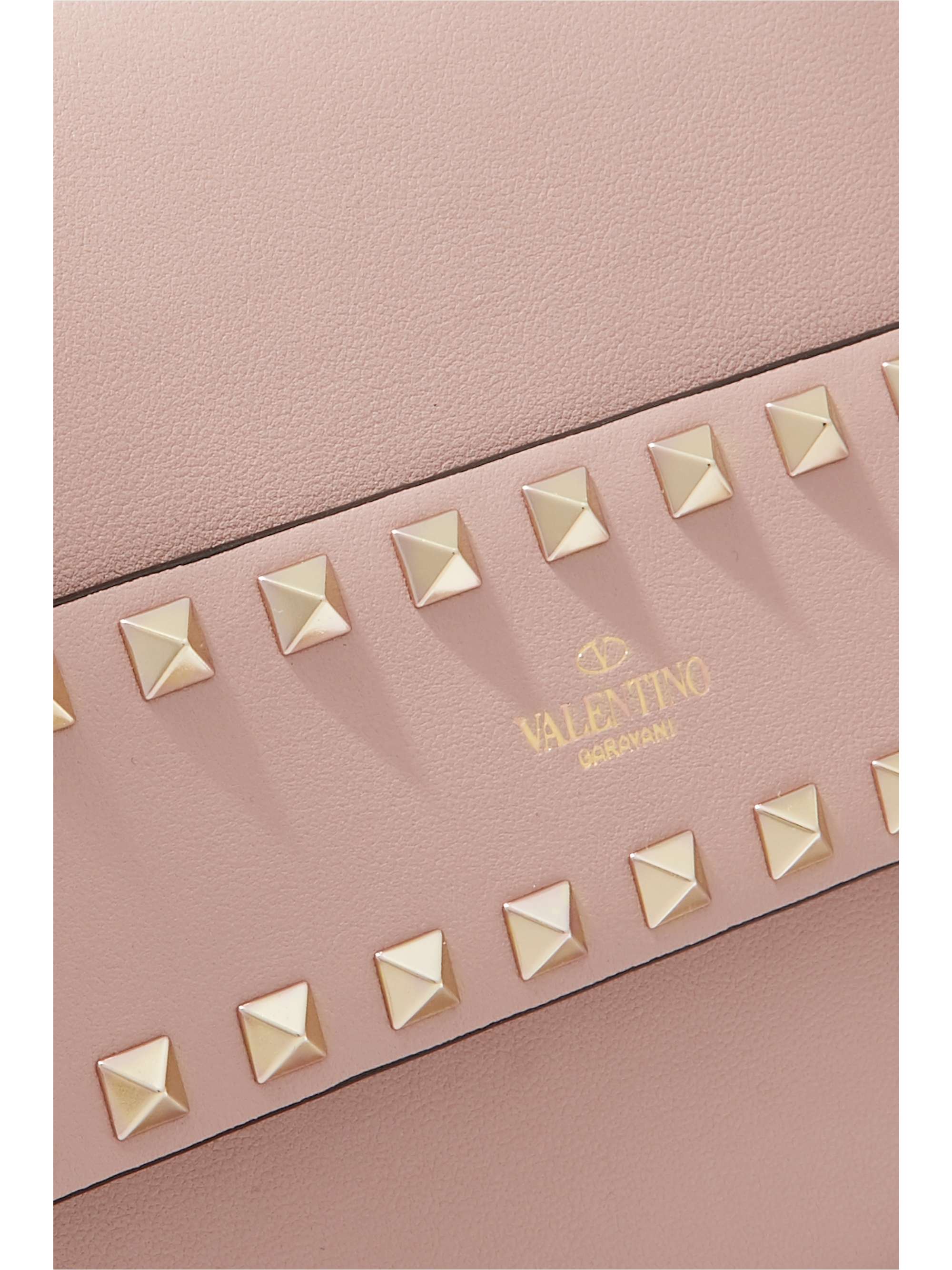 VALENTINO GARAVANI Valentino Garavani Rockstud leather clutch