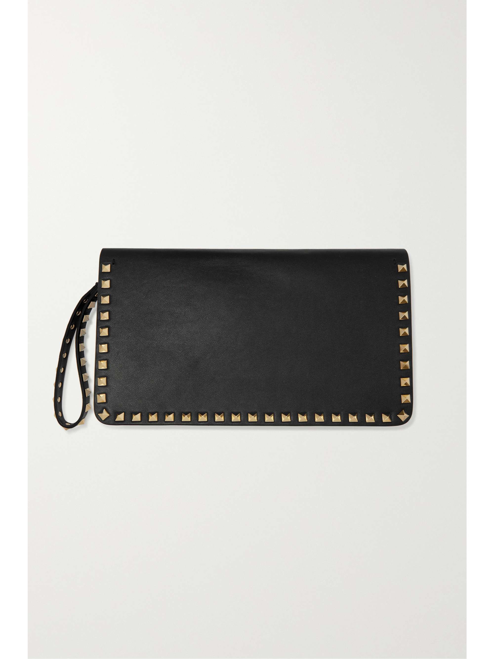 VALENTINO GARAVANI Valentino Garavani Rockstud leather clutch