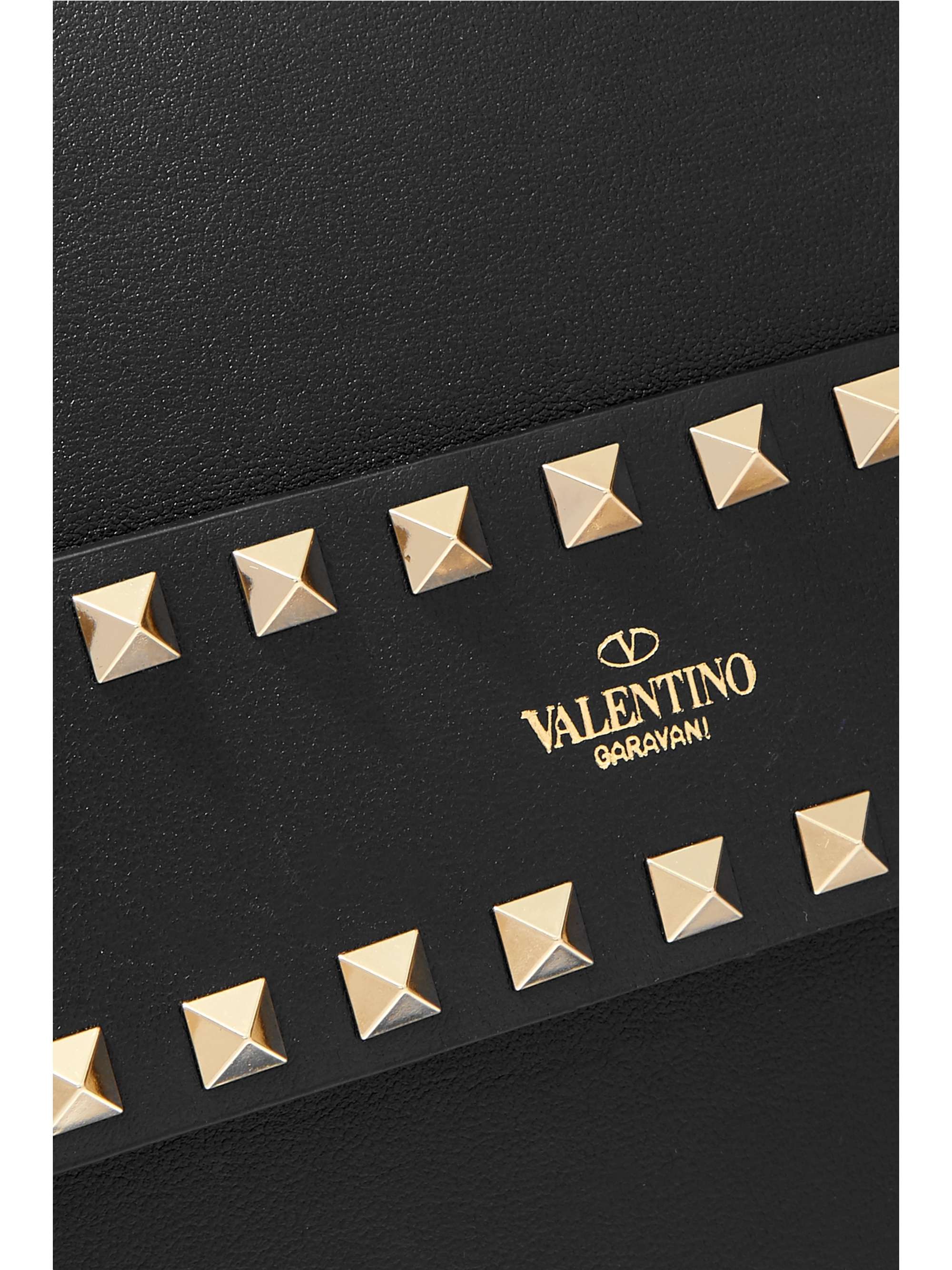 VALENTINO GARAVANI Valentino Garavani Rockstud leather clutch