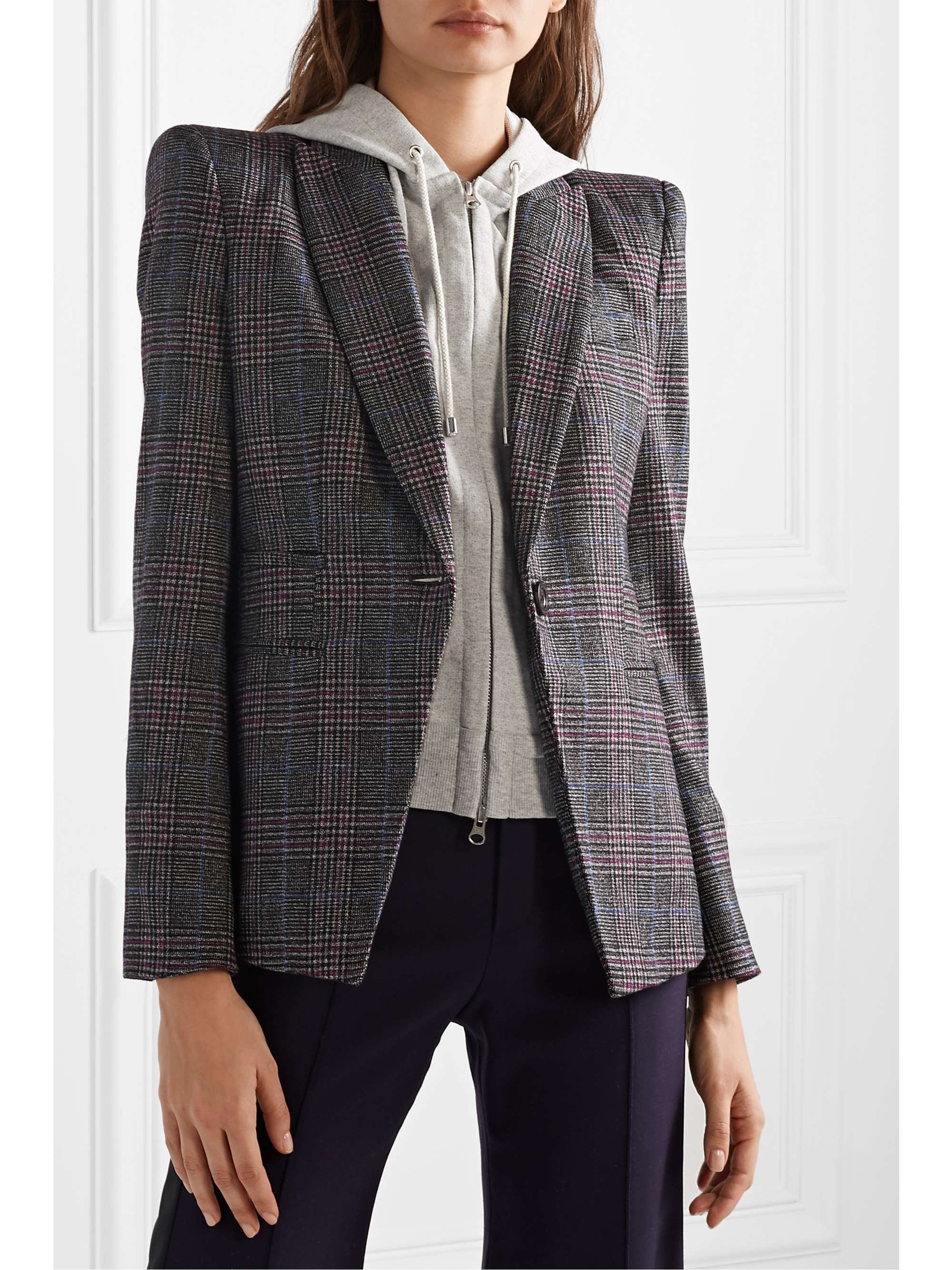 VERONICA BEARD Hooded cotton-blend dickey