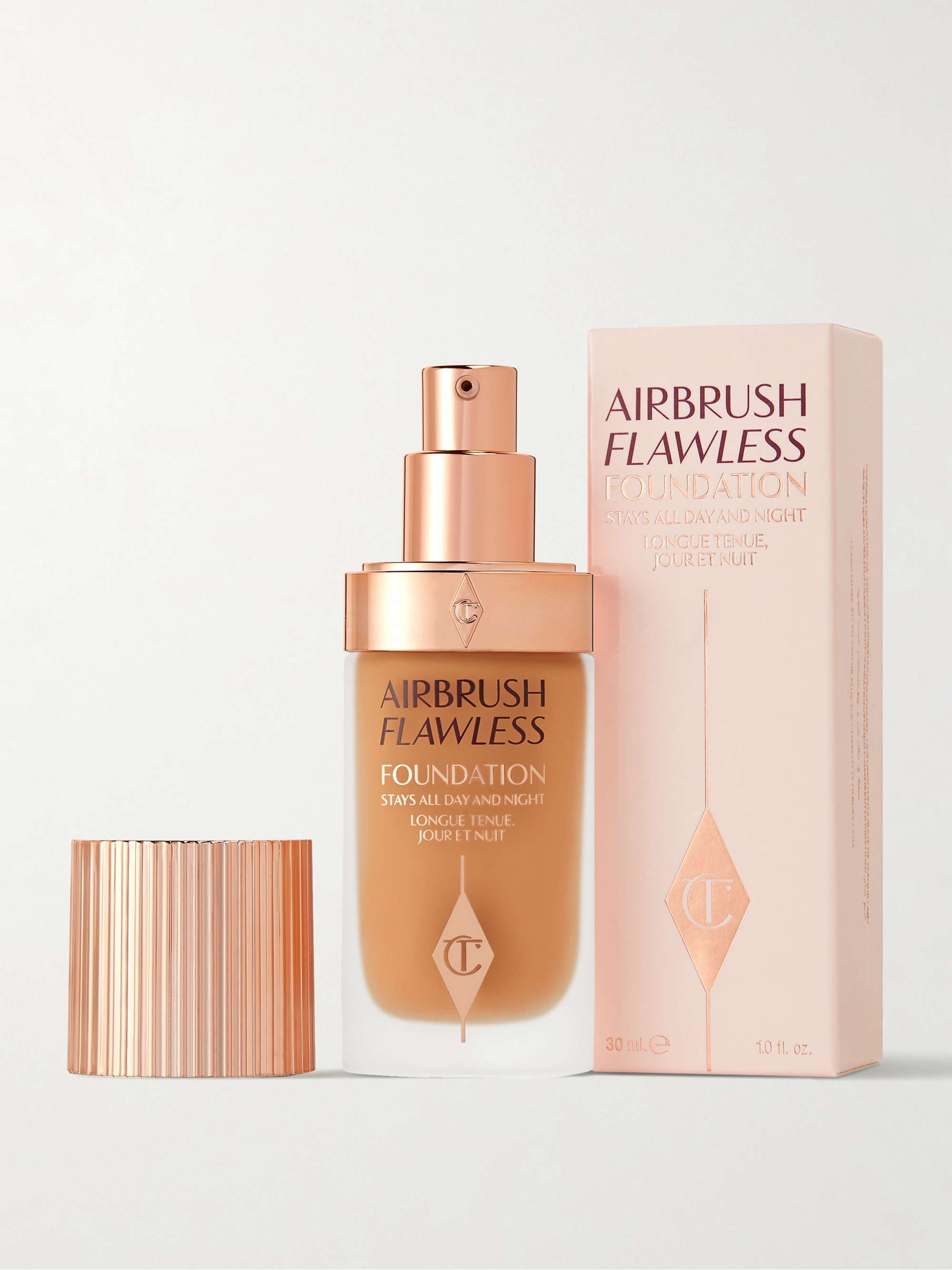CHARLOTTE TILBURY Fond de teint Airbrush Flawless, 6 Warm, 30 ml