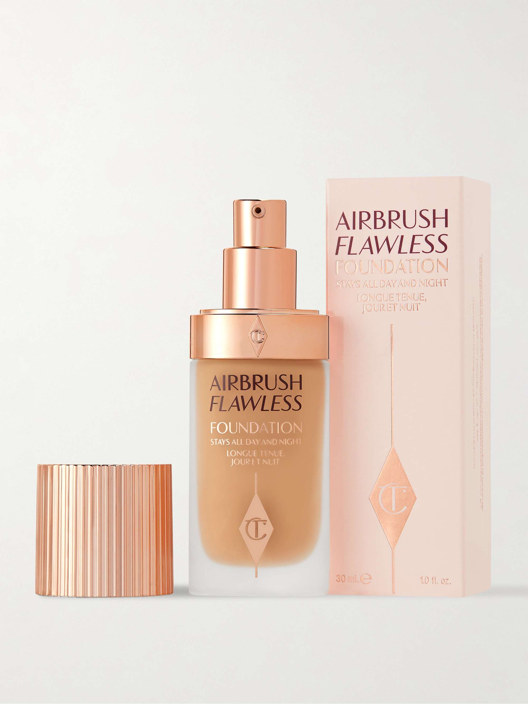 CHARLOTTE TILBURY Fond de teint Airbrush Flawless, 6 Warm, 30 ml