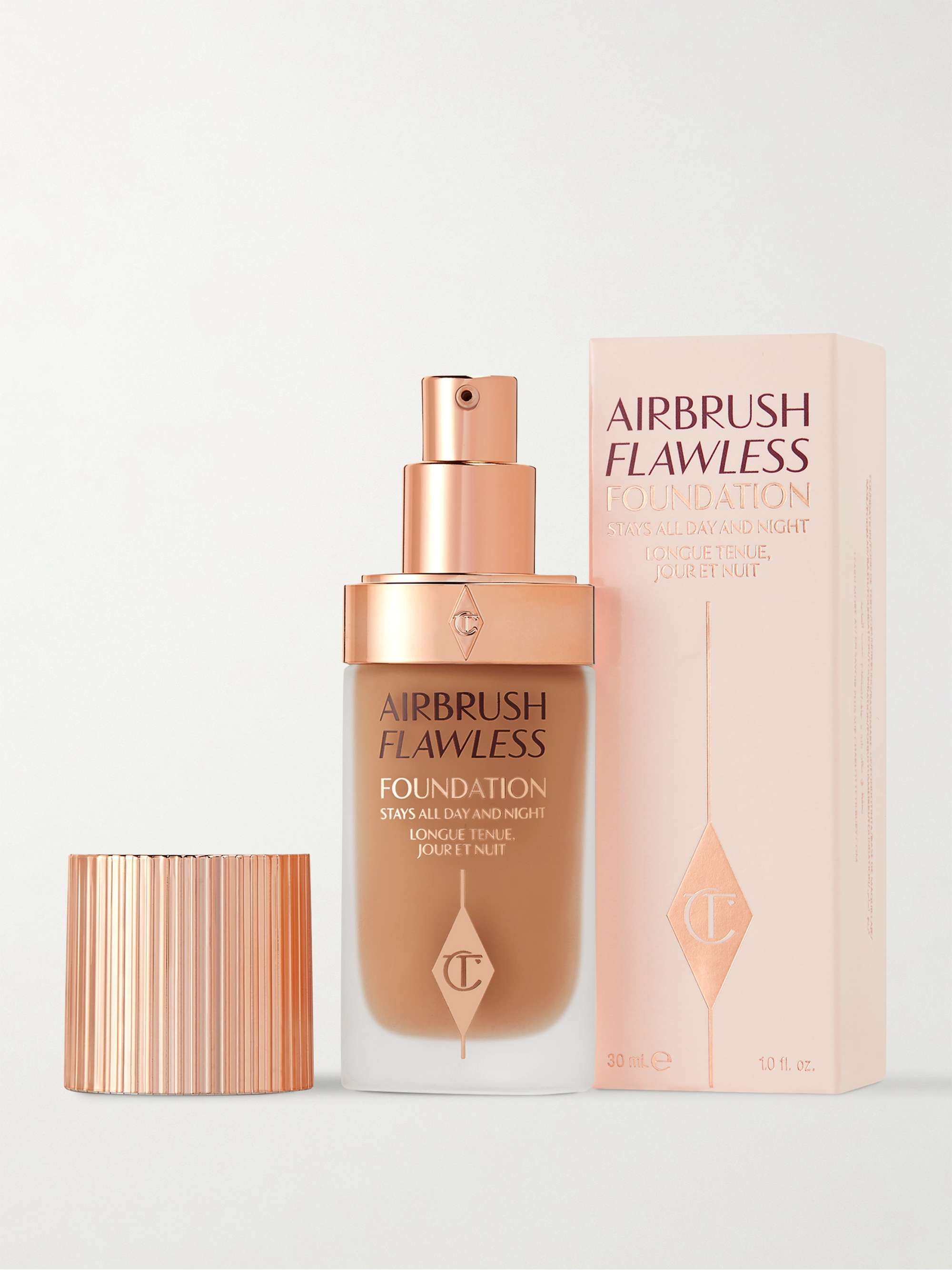 CHARLOTTE TILBURY Fond de teint Airbrush Flawless, 6 Warm, 30 ml