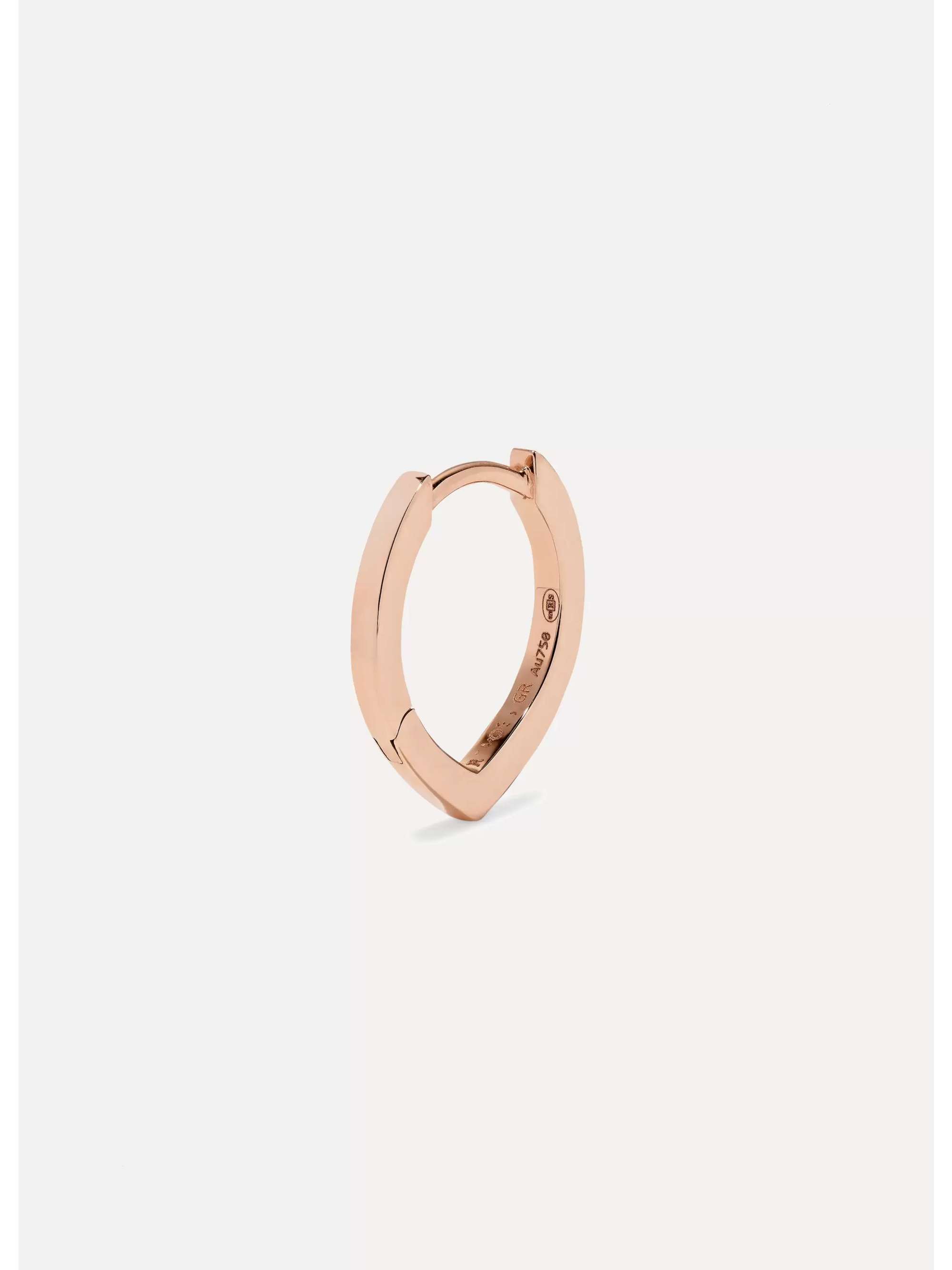 REPOSSI Boucle d'oreille unique en or rose 18 carats (750/1000) Antifer