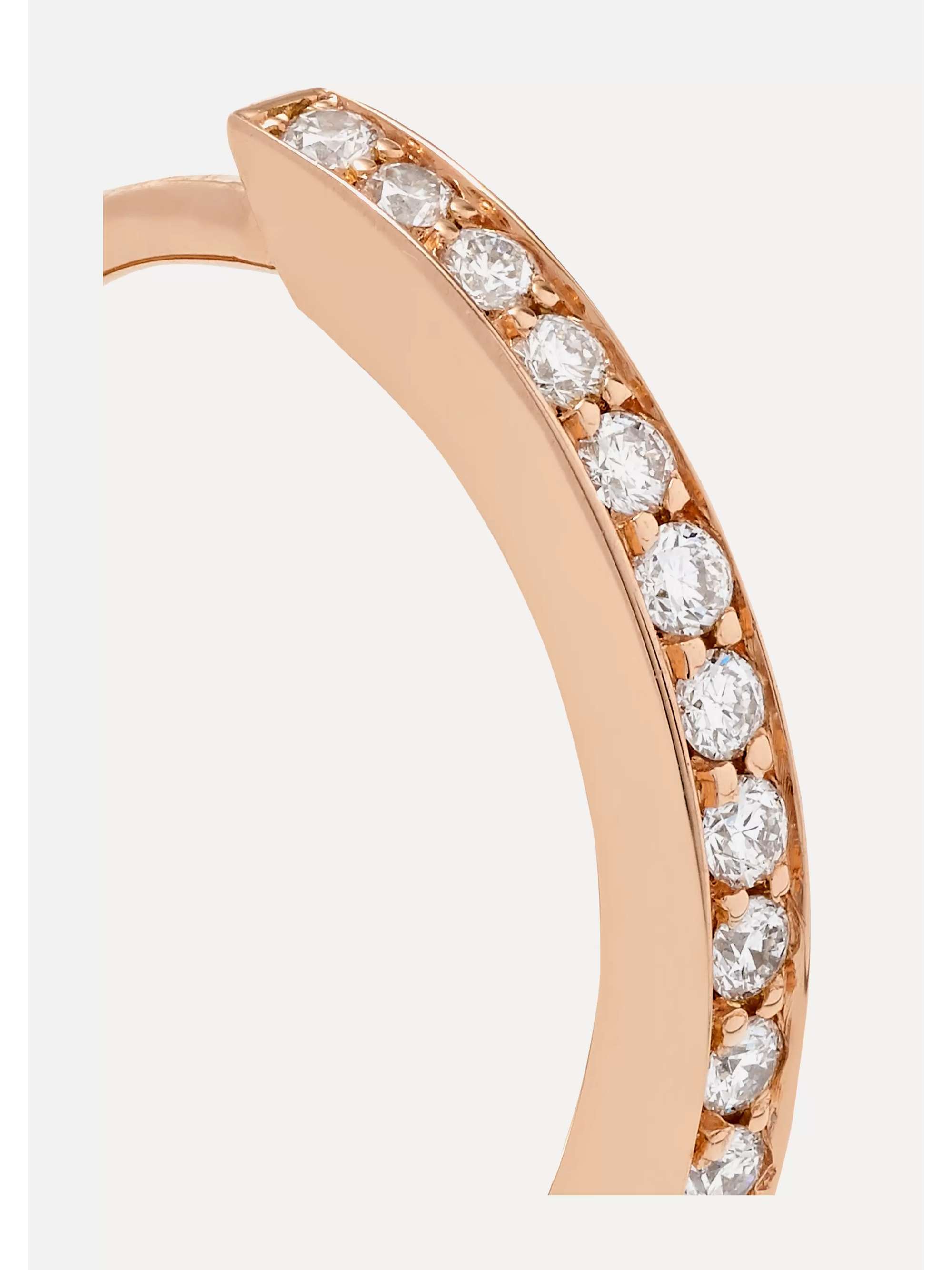 REPOSSI Boucle d'oreille unique en or rose 18 carats (750/1000) Antifer