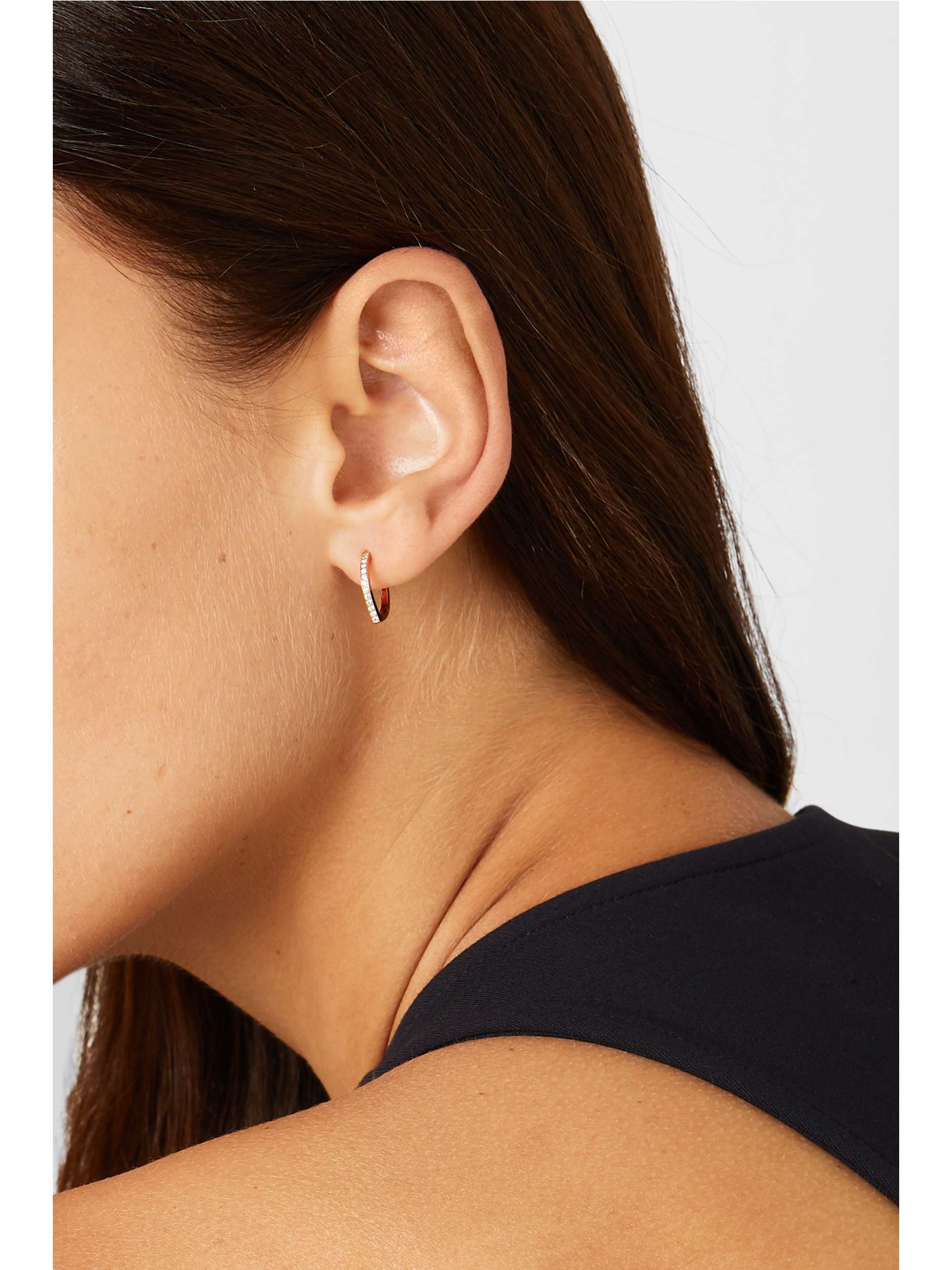 REPOSSI Boucle d'oreille unique en or rose 18 carats (750/1000) Antifer