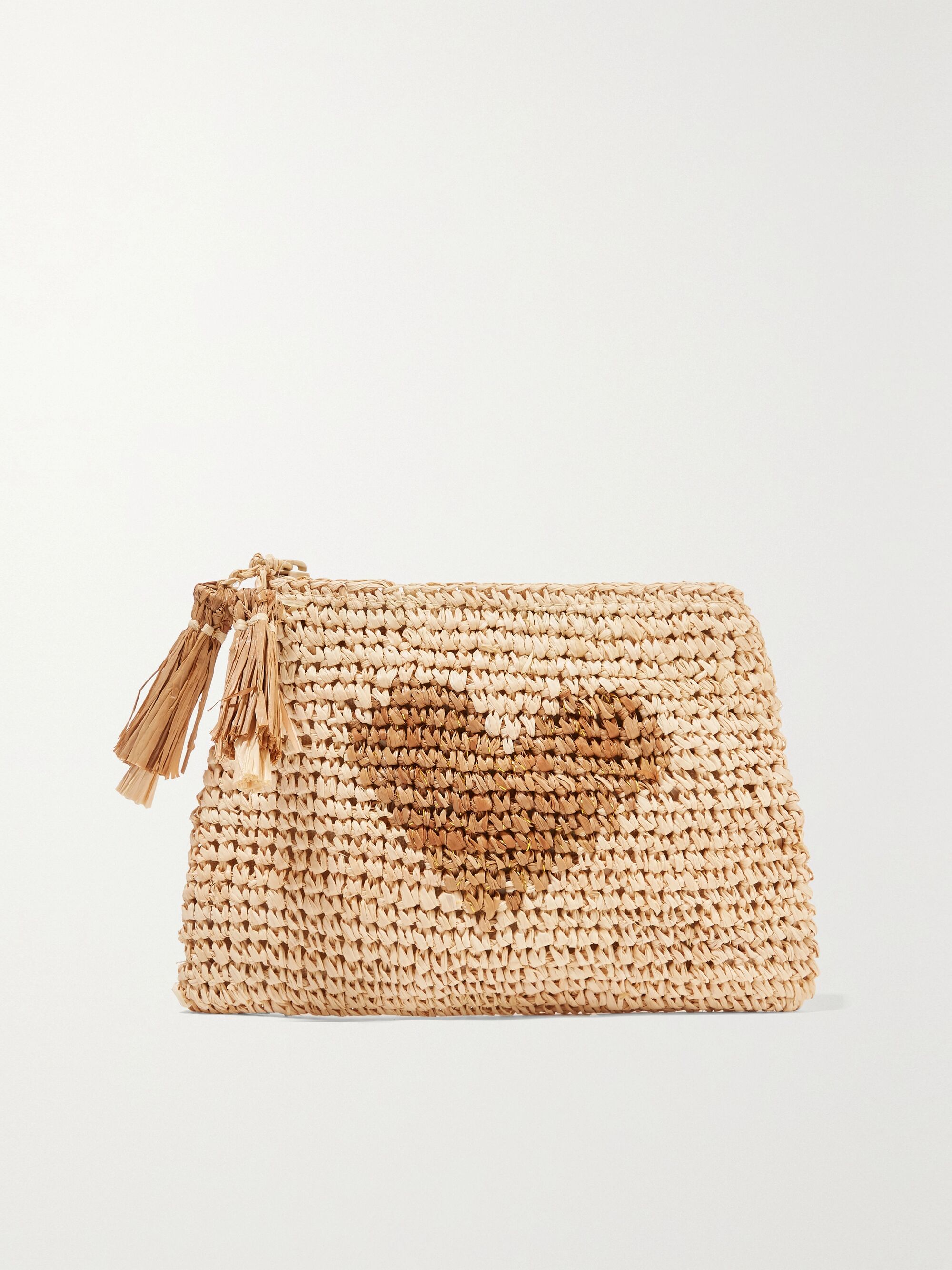 small raffia clutch