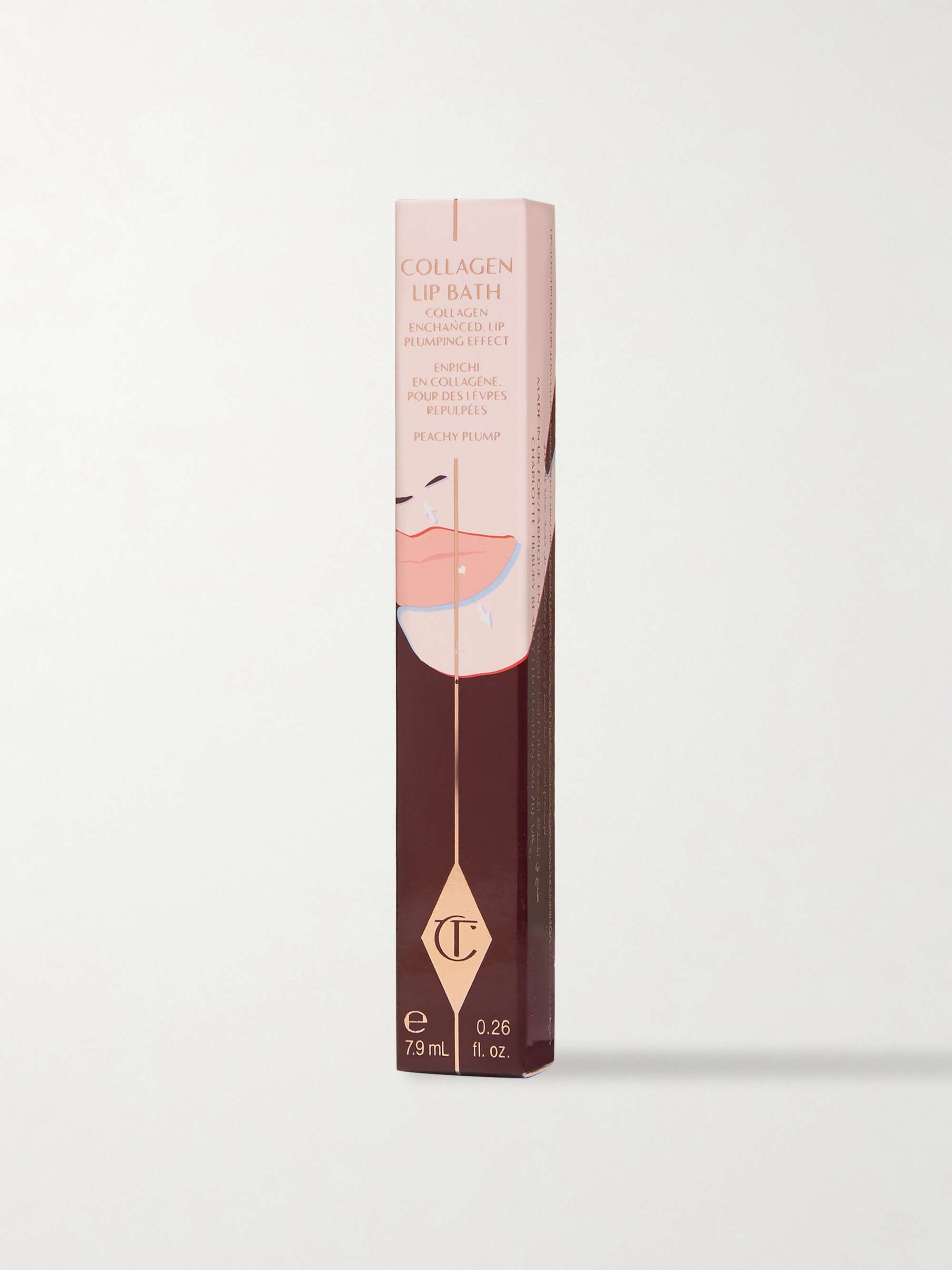 CHARLOTTE TILBURY Gloss Collagen Lip Bath, Peachy Plump