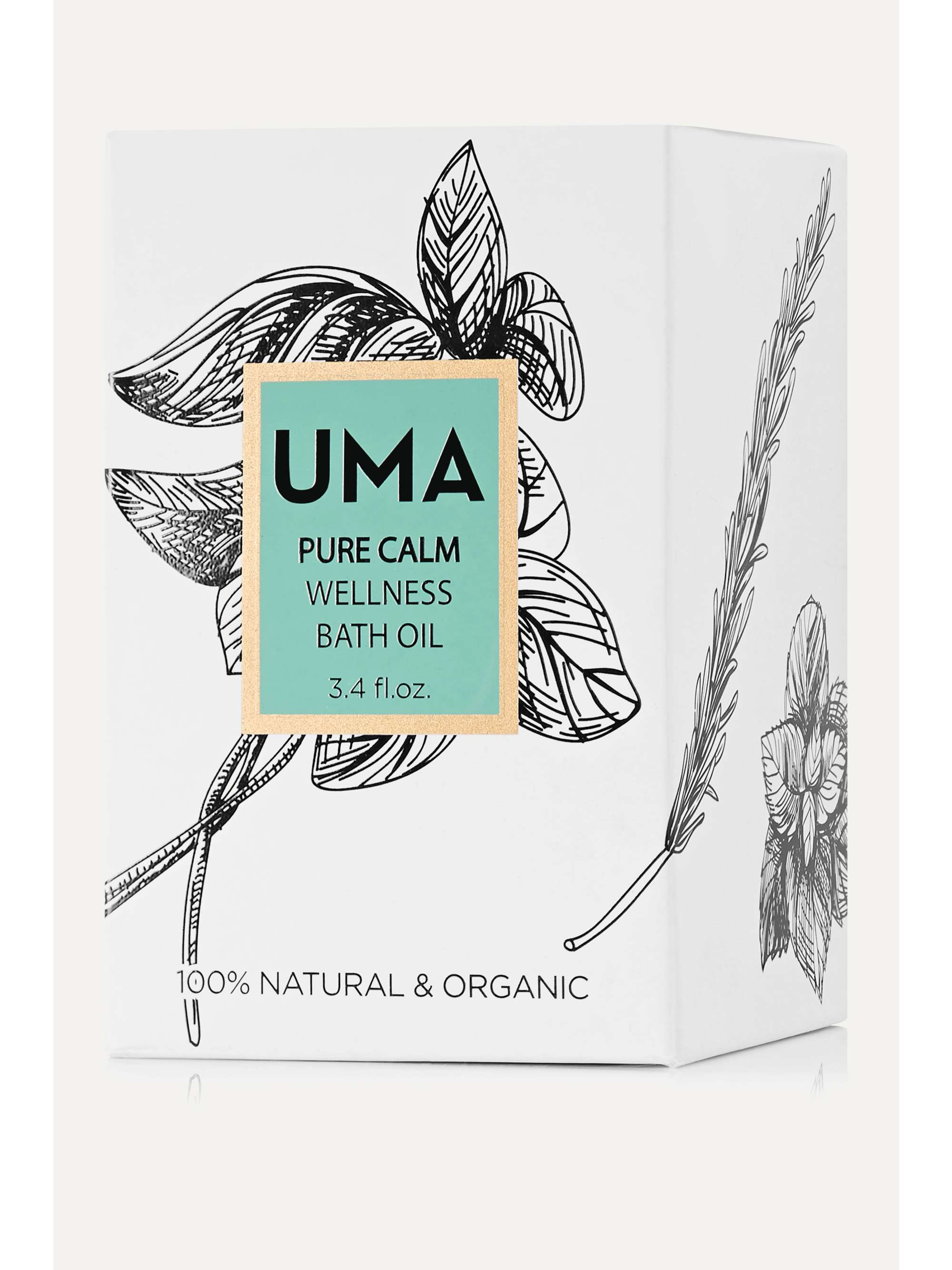 UMA OILS + NET SUSTAIN Pure Calm Wellness Bath Oil, 100ml