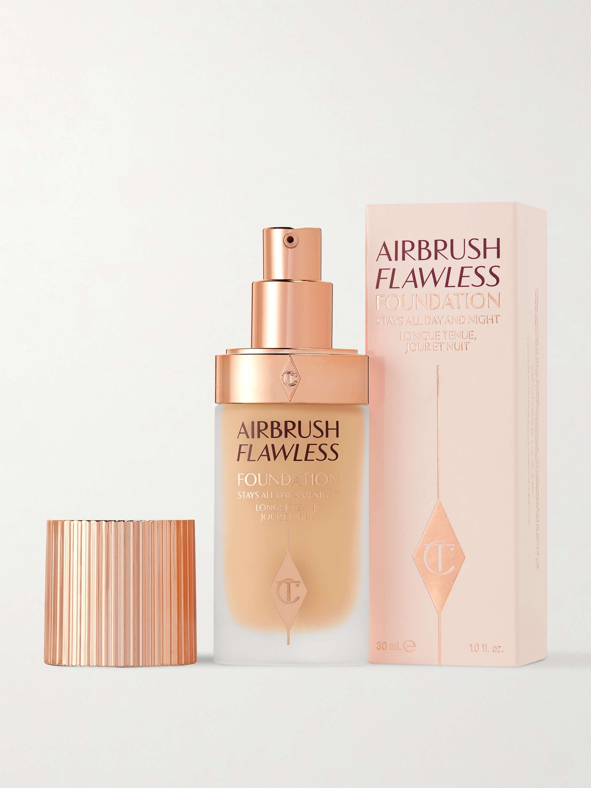 CHARLOTTE TILBURY Fond de teint Airbrush Flawless, 6 Warm, 30 ml