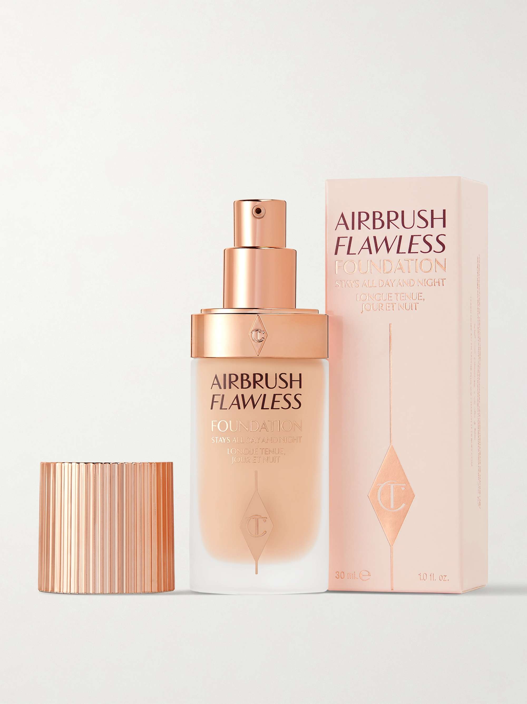 CHARLOTTE TILBURY Fond de teint Airbrush Flawless, 6 Warm, 30 ml