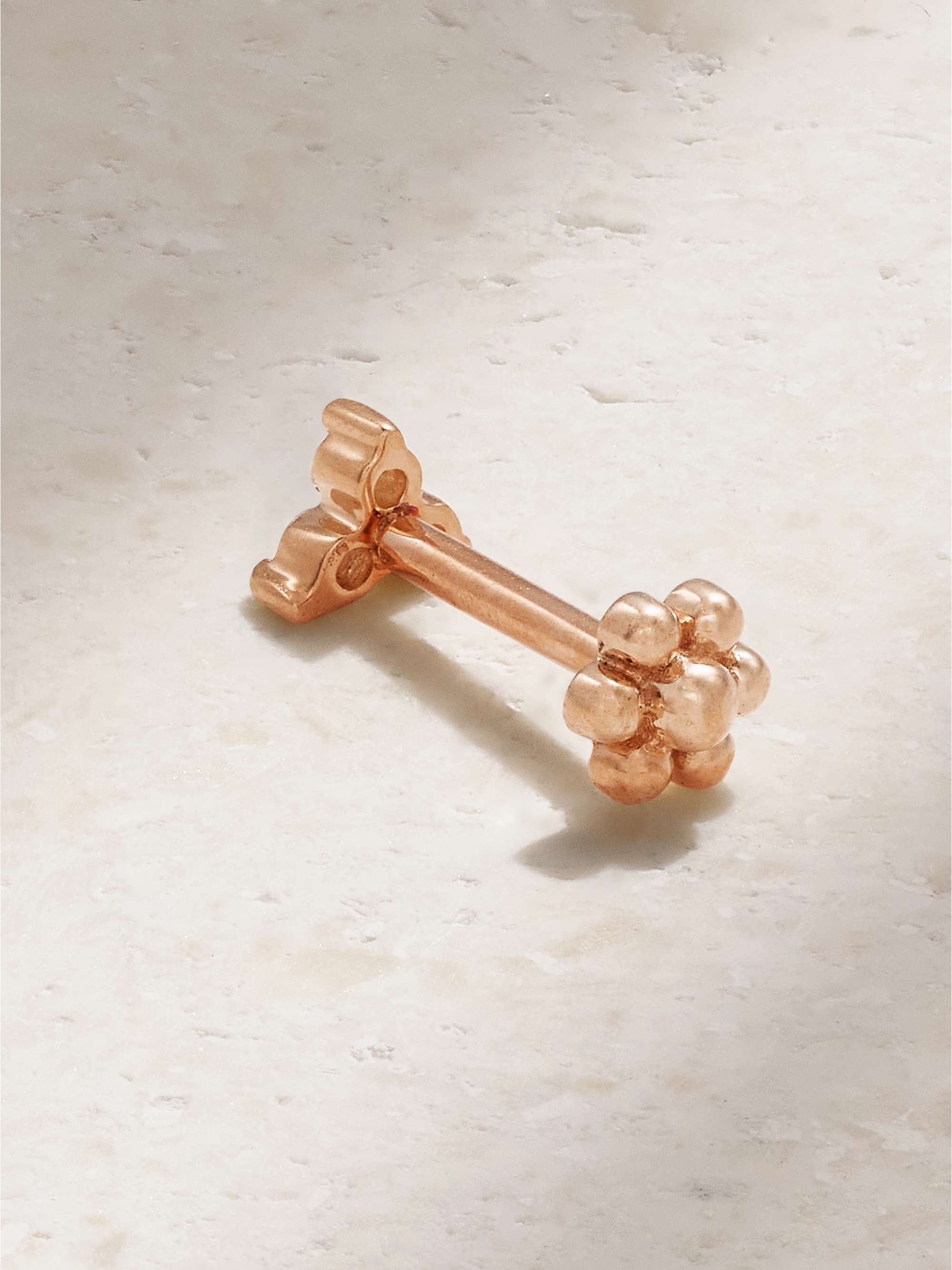 MARIA TASH Tiny 18-karat white gold diamond earring