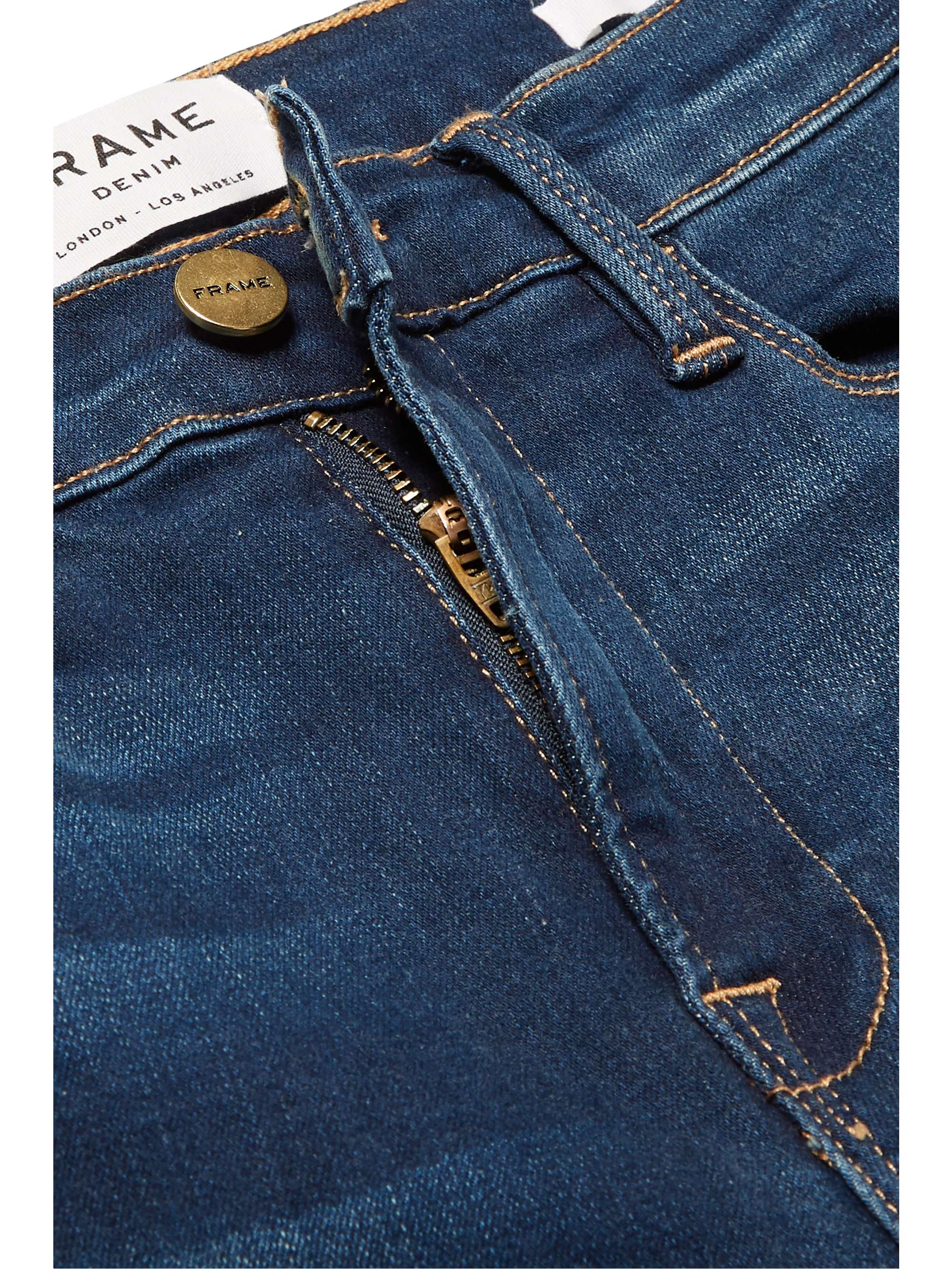 Dark denim Le High skinny jeans | FRAME 