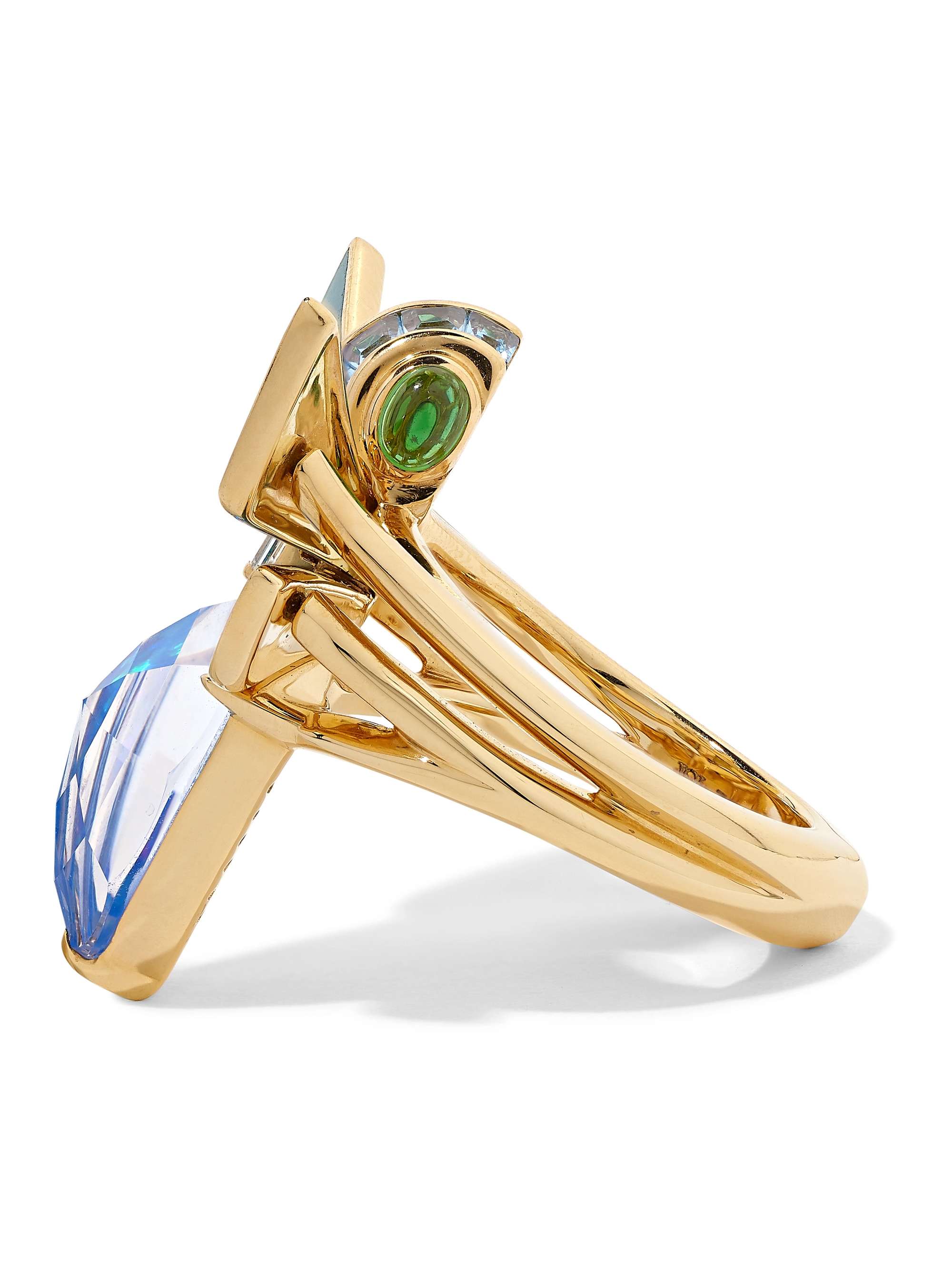 STEPHEN WEBSTER + NET SUSTAIN Jitterbug 18-karat gold multi-stone ring
