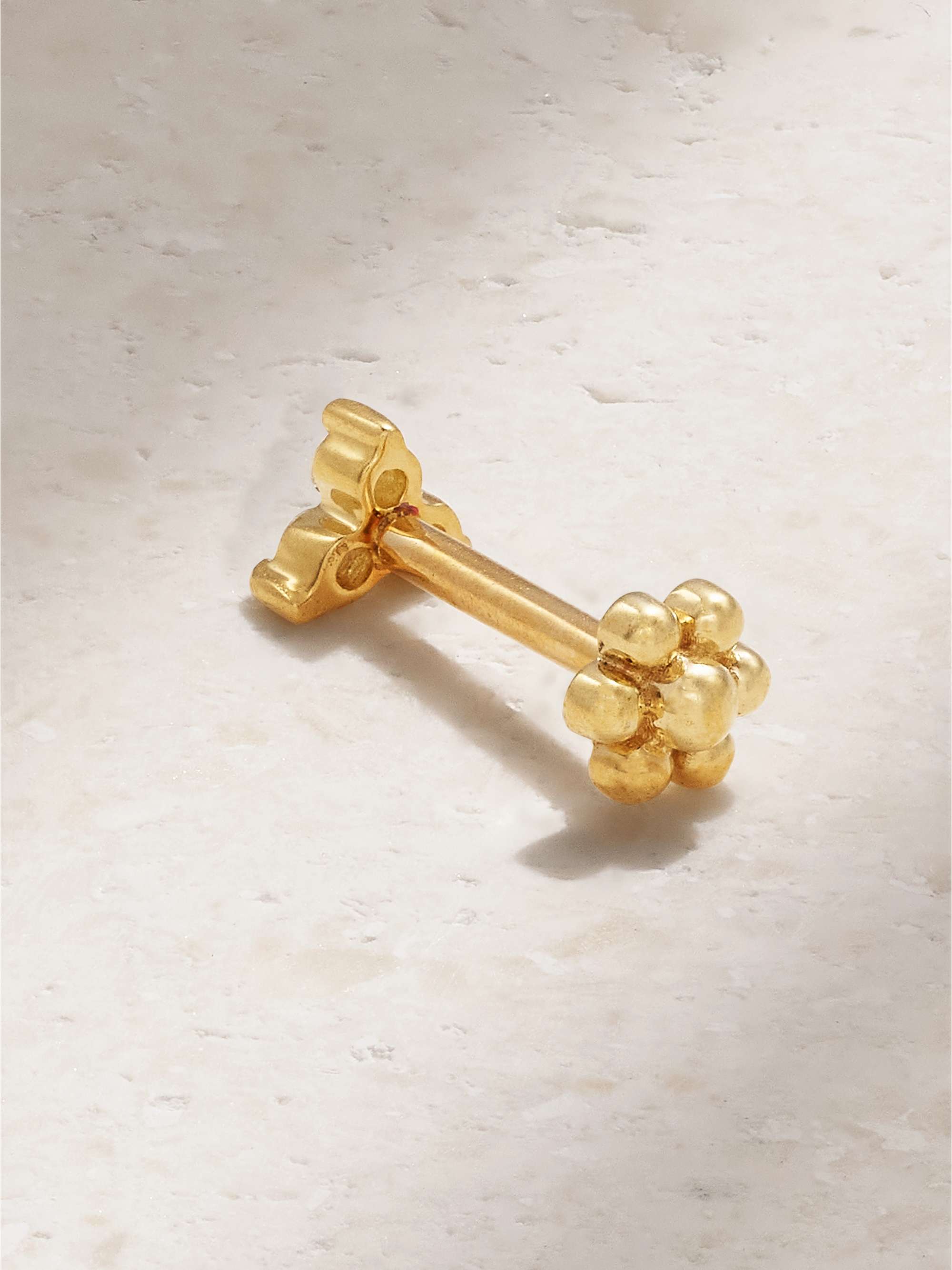 MARIA TASH Tiny 18-karat white gold diamond earring