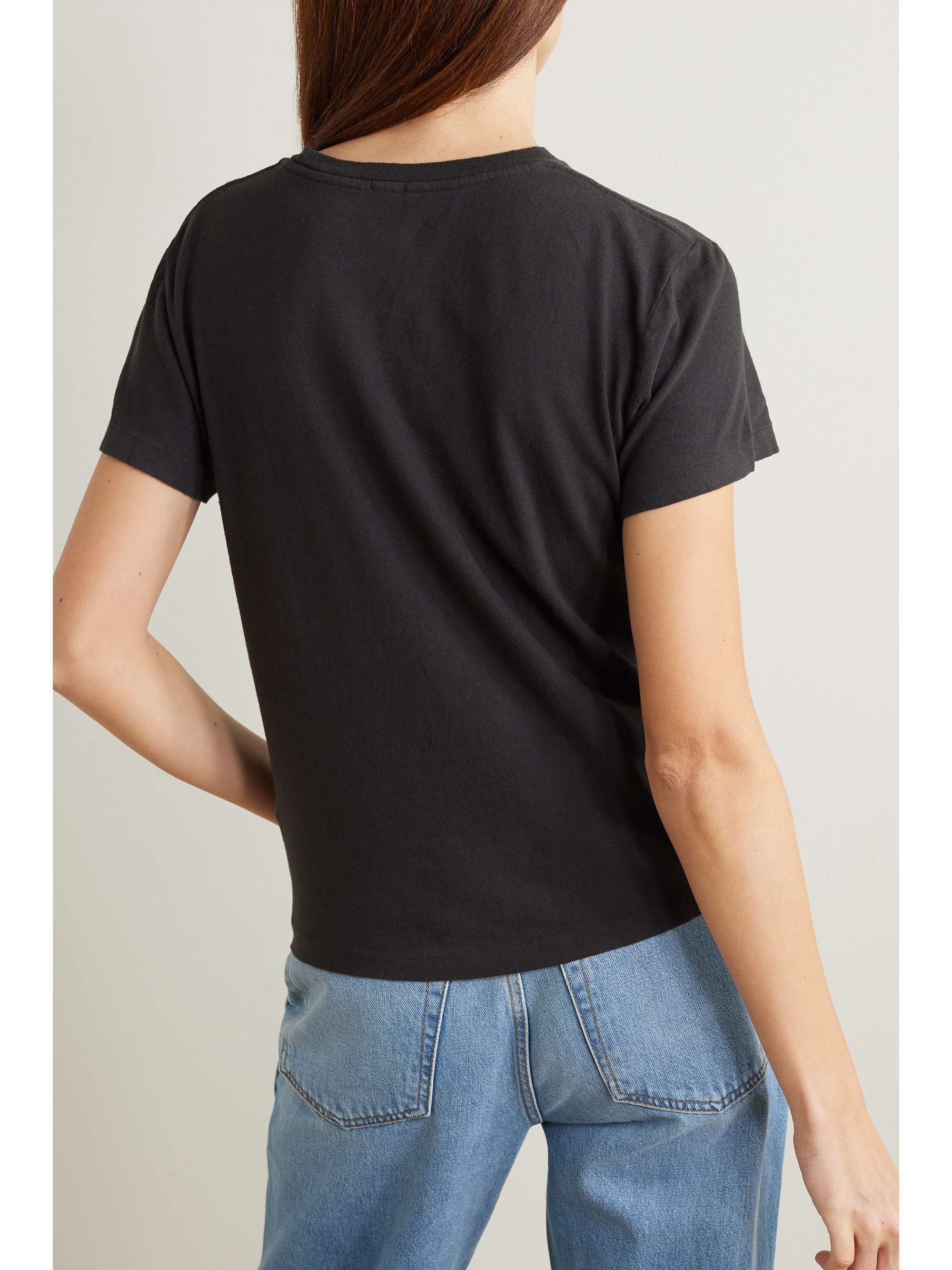 RE/DONE Classic cottonjersey Tshirt NETAPORTER