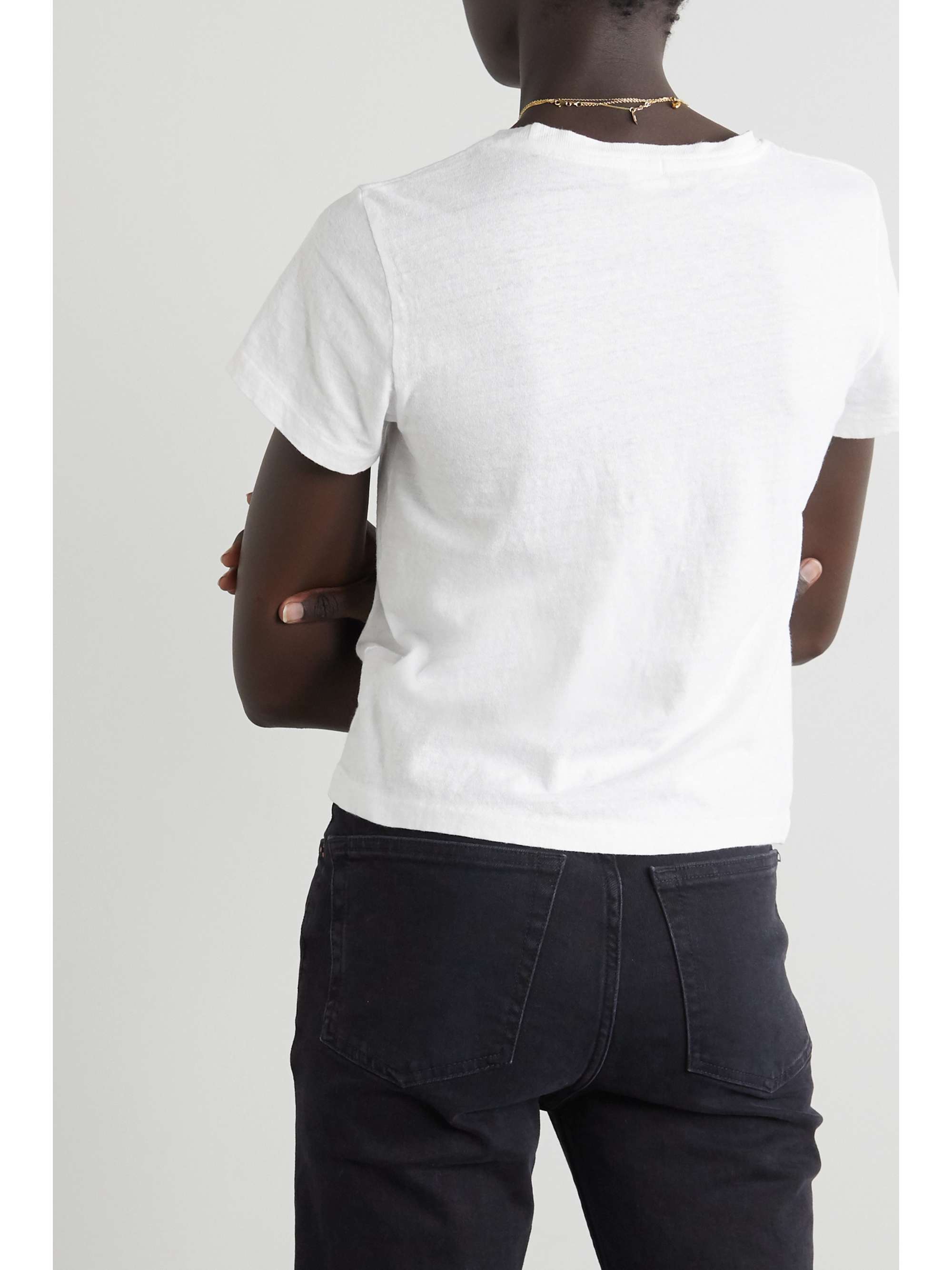 RE/DONE Classic cottonjersey Tshirt NETAPORTER