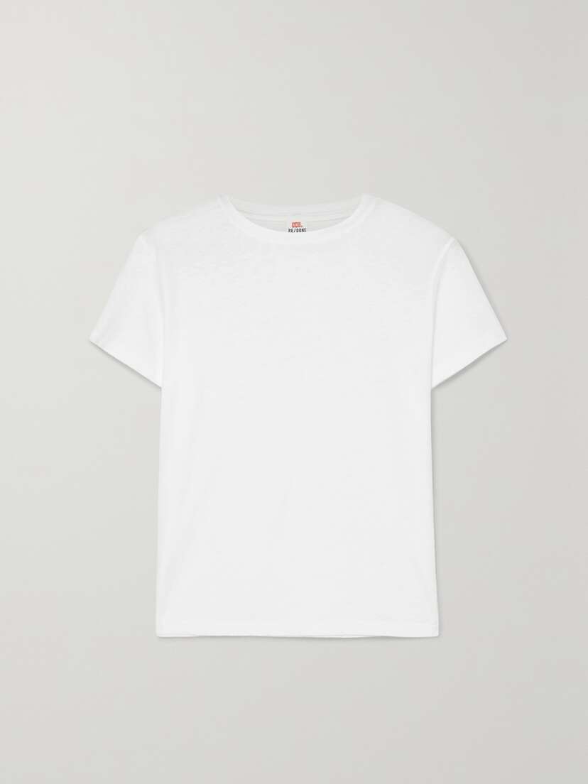 RE/DONE Classic Cotton-jersey T-shirt