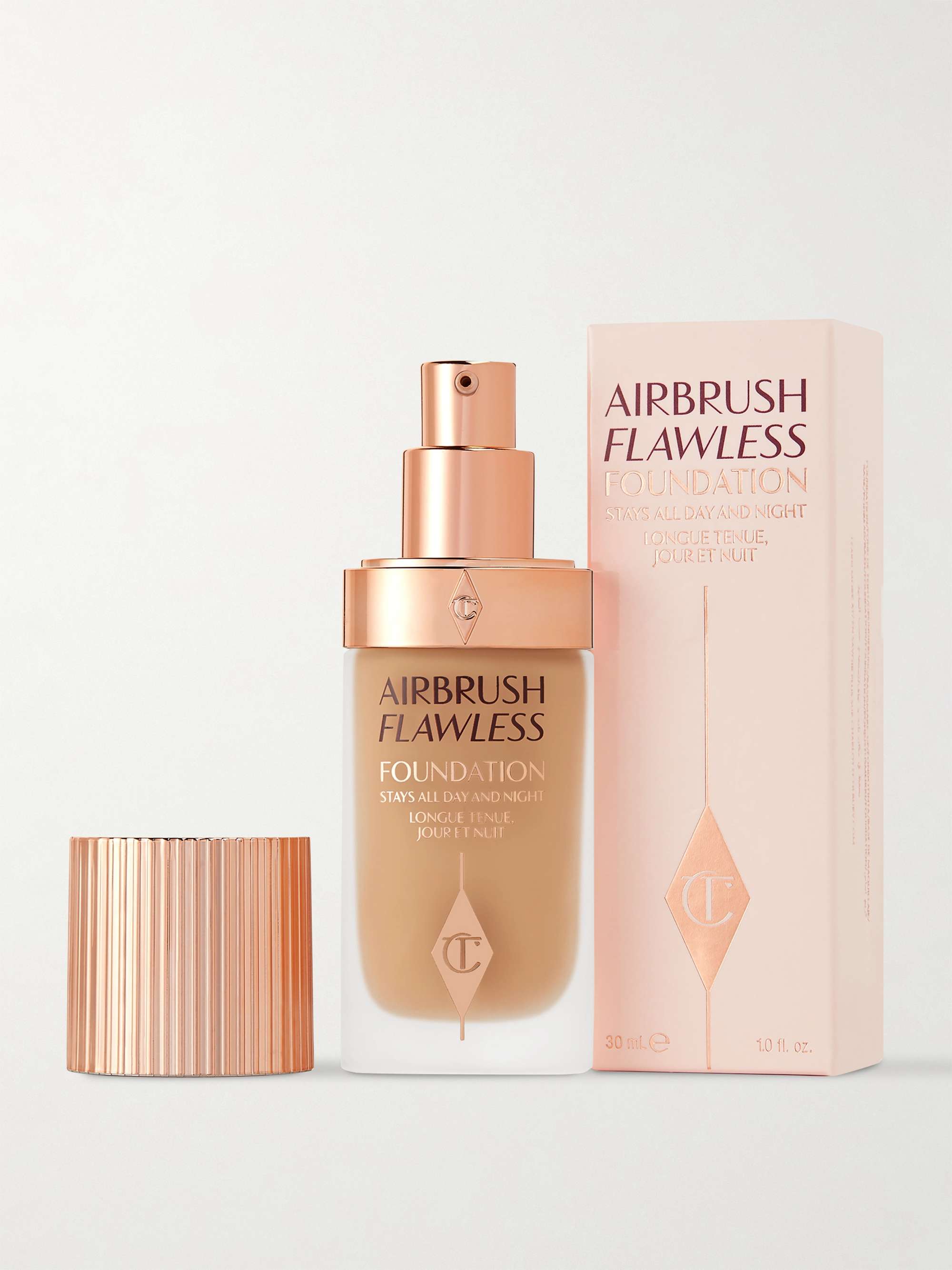 CHARLOTTE TILBURY Fond de teint Airbrush Flawless, 6 Warm, 30 ml
