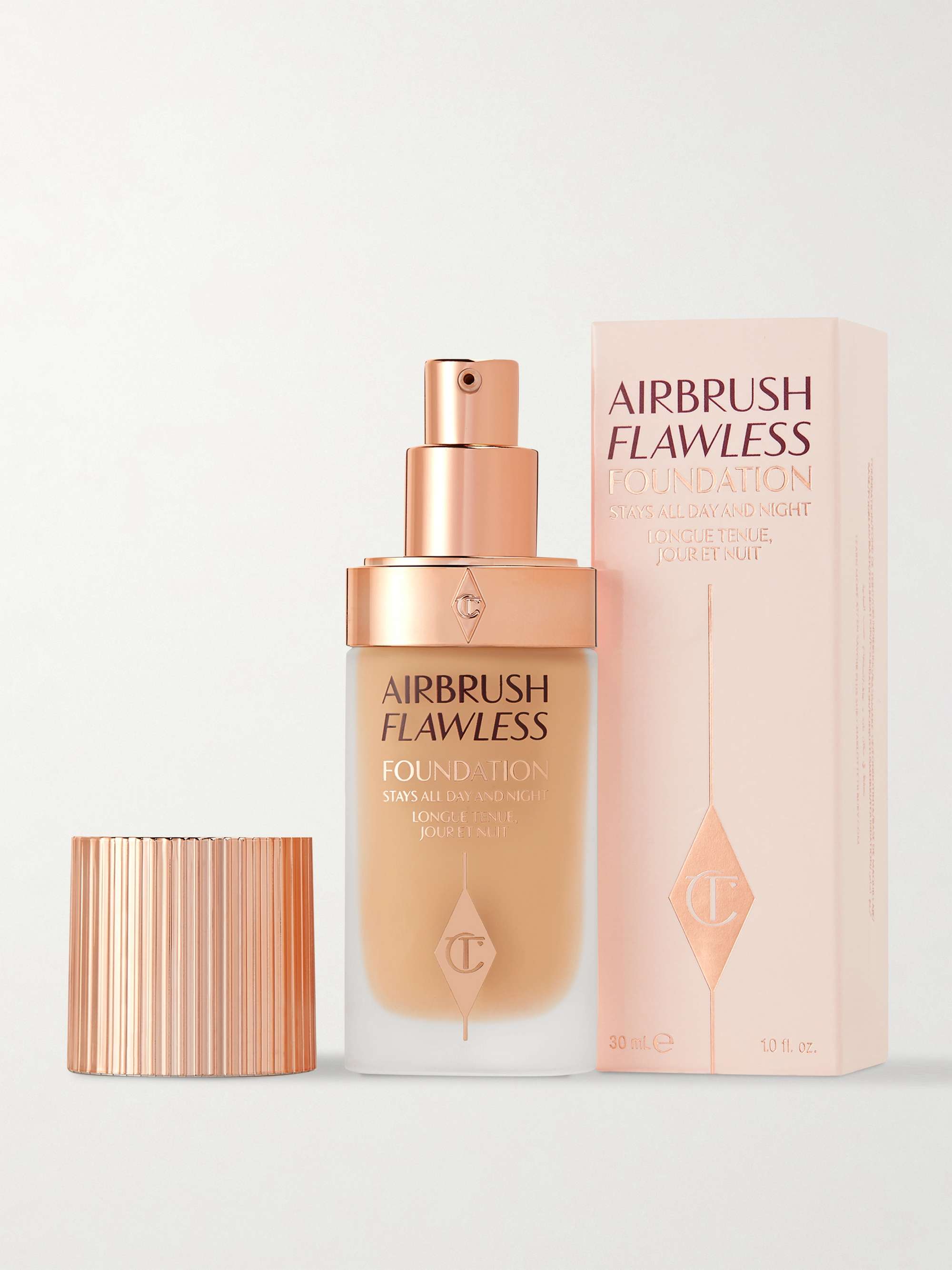 CHARLOTTE TILBURY Fond de teint Airbrush Flawless, 6 Warm, 30 ml