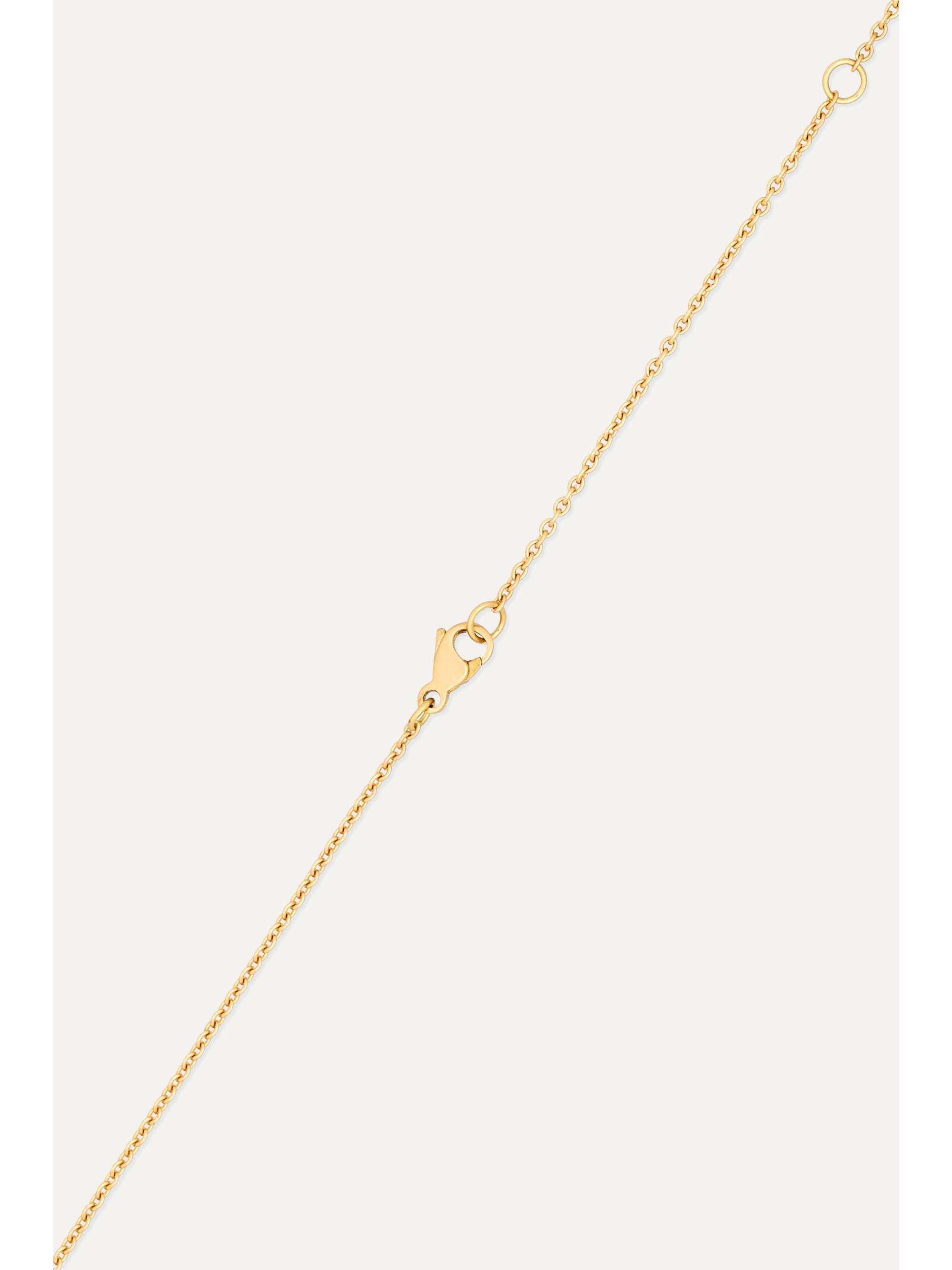 BROOKE GREGSON Mandala Flora 18-karat gold diamond necklace