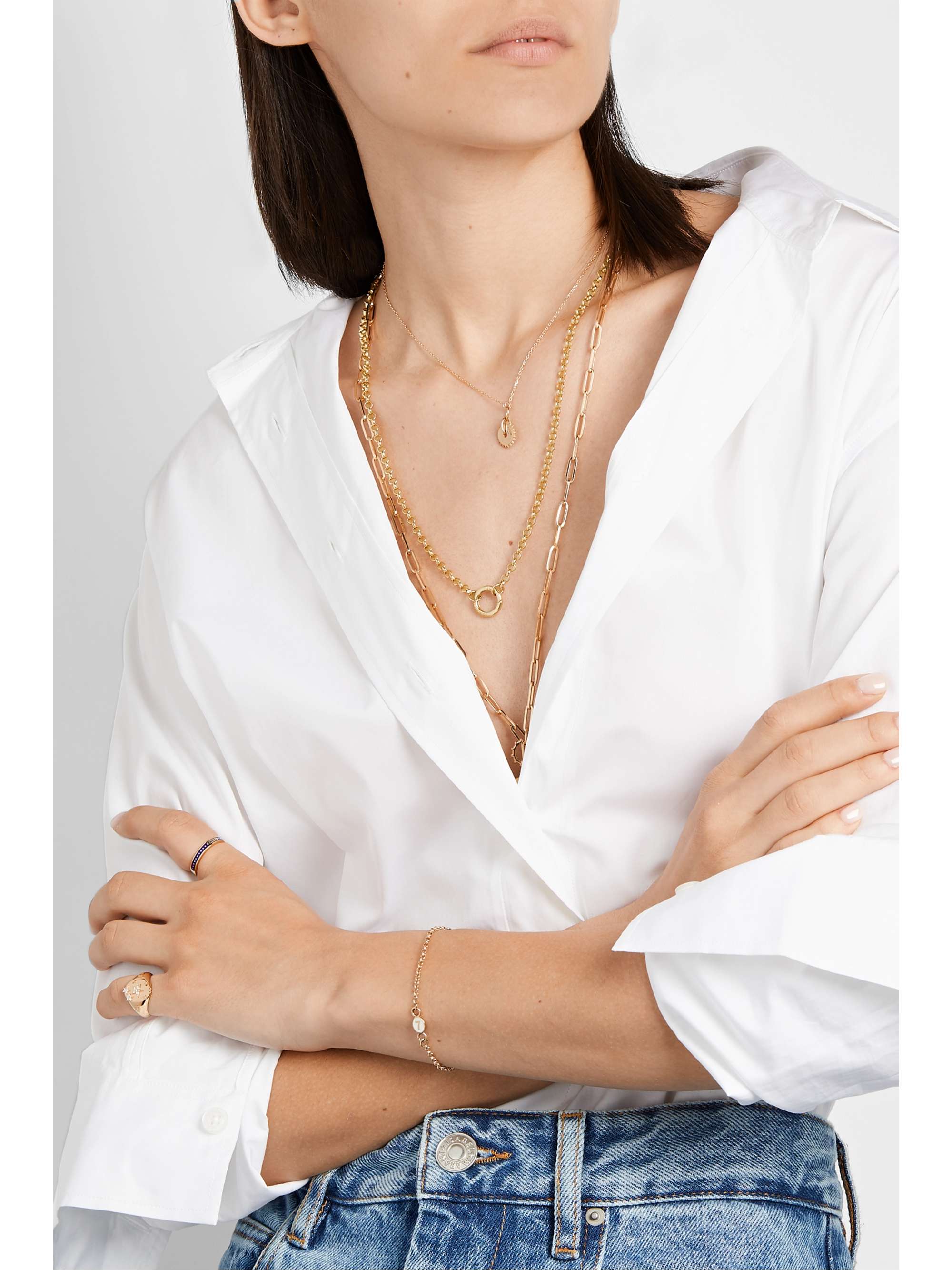 FOUNDRAE 18-karat gold necklace