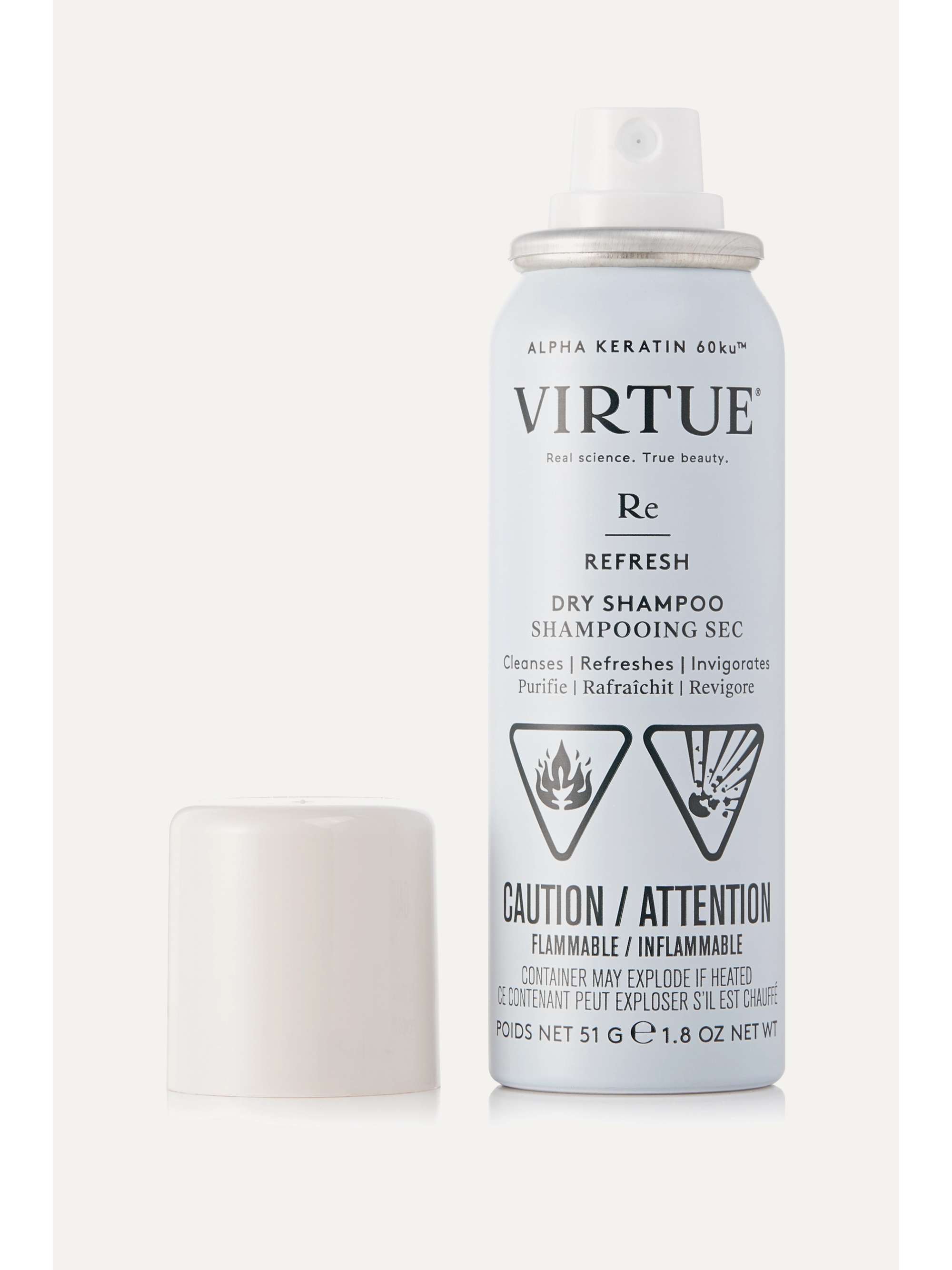 VIRTUE شامبو جاف منعش، ‏51 غرام