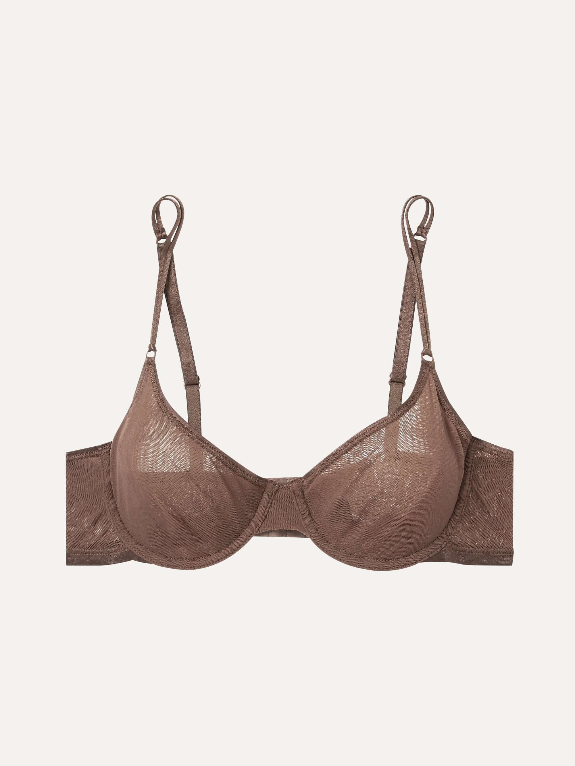 Chocolate Soiré Confidence mesh underwired soft-cup bra | COSABELLA | NET-A-PORTER