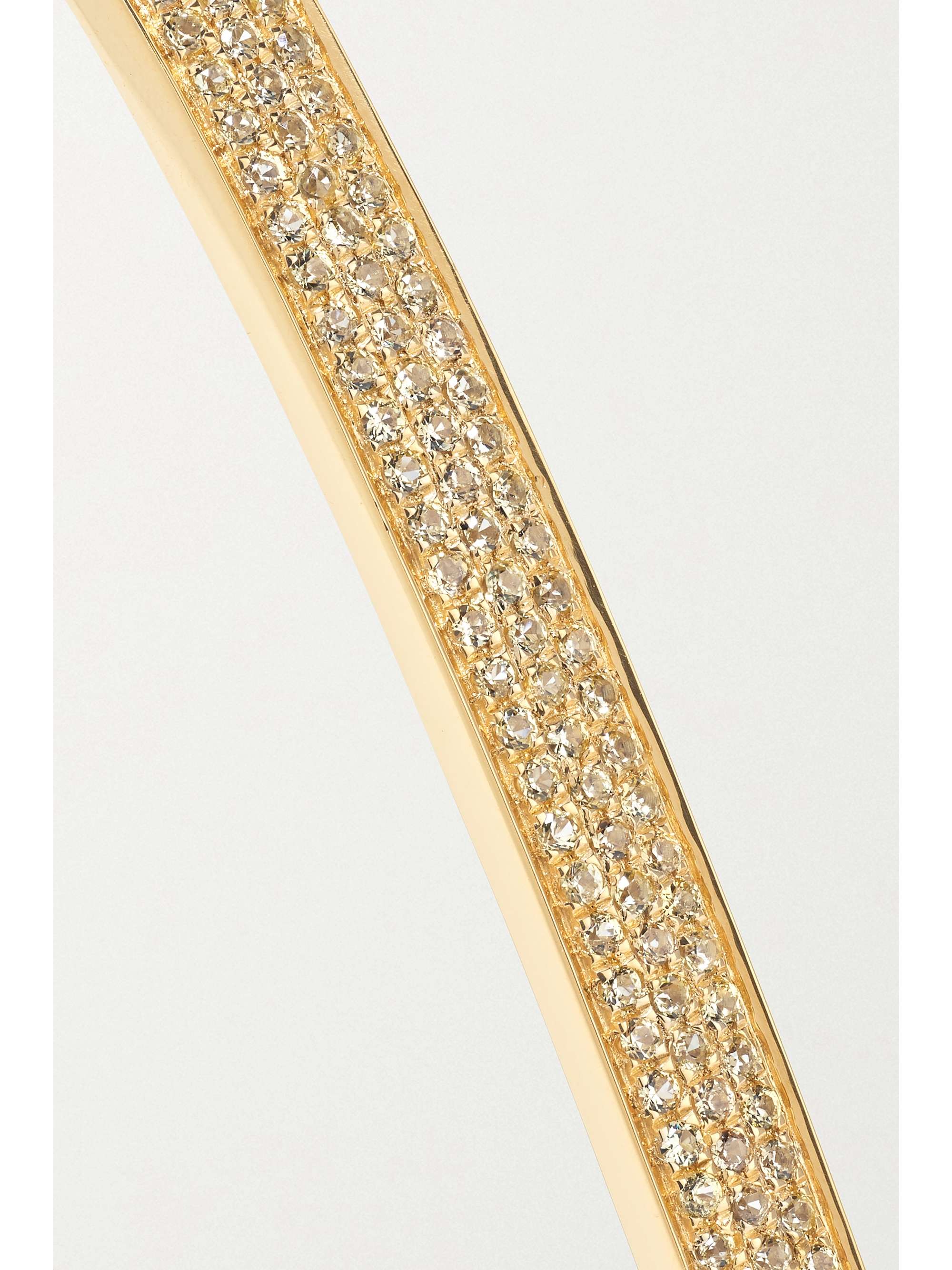 OFIRA Geo 18-karat gold sapphire bracelet