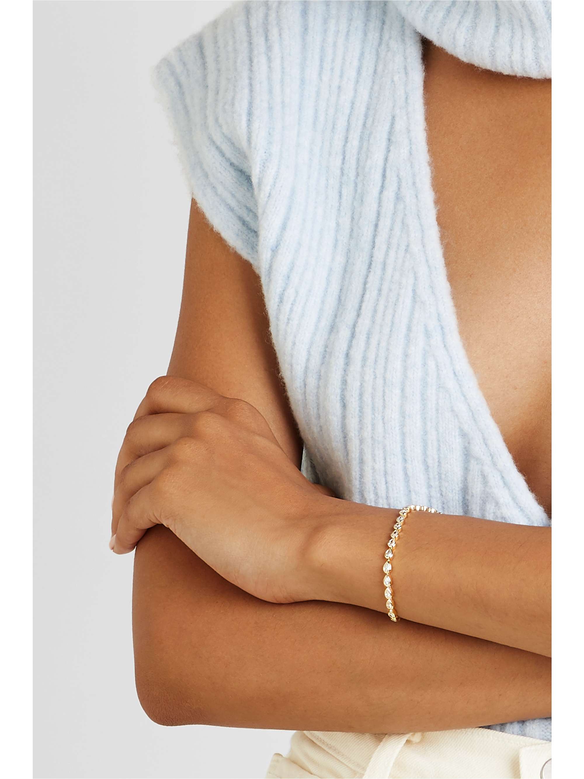 ANITA KO 18-karat gold diamond bracelet