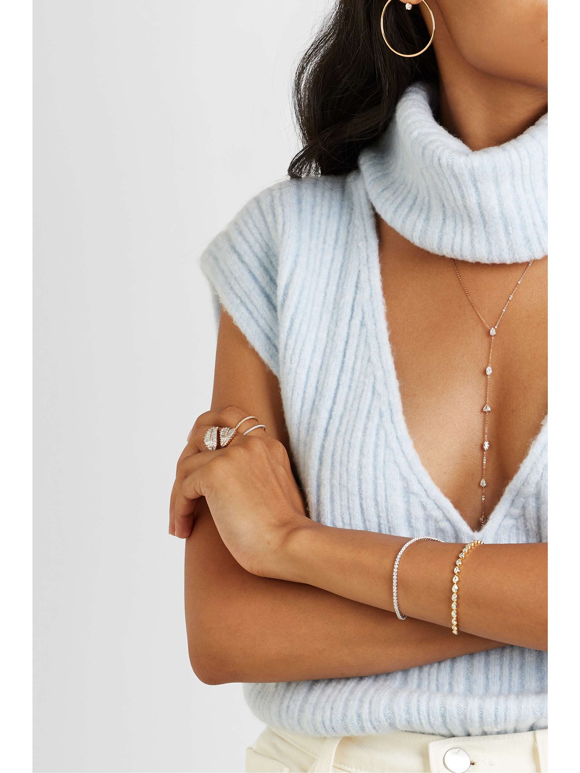 ANITA KO 18-karat gold diamond bracelet