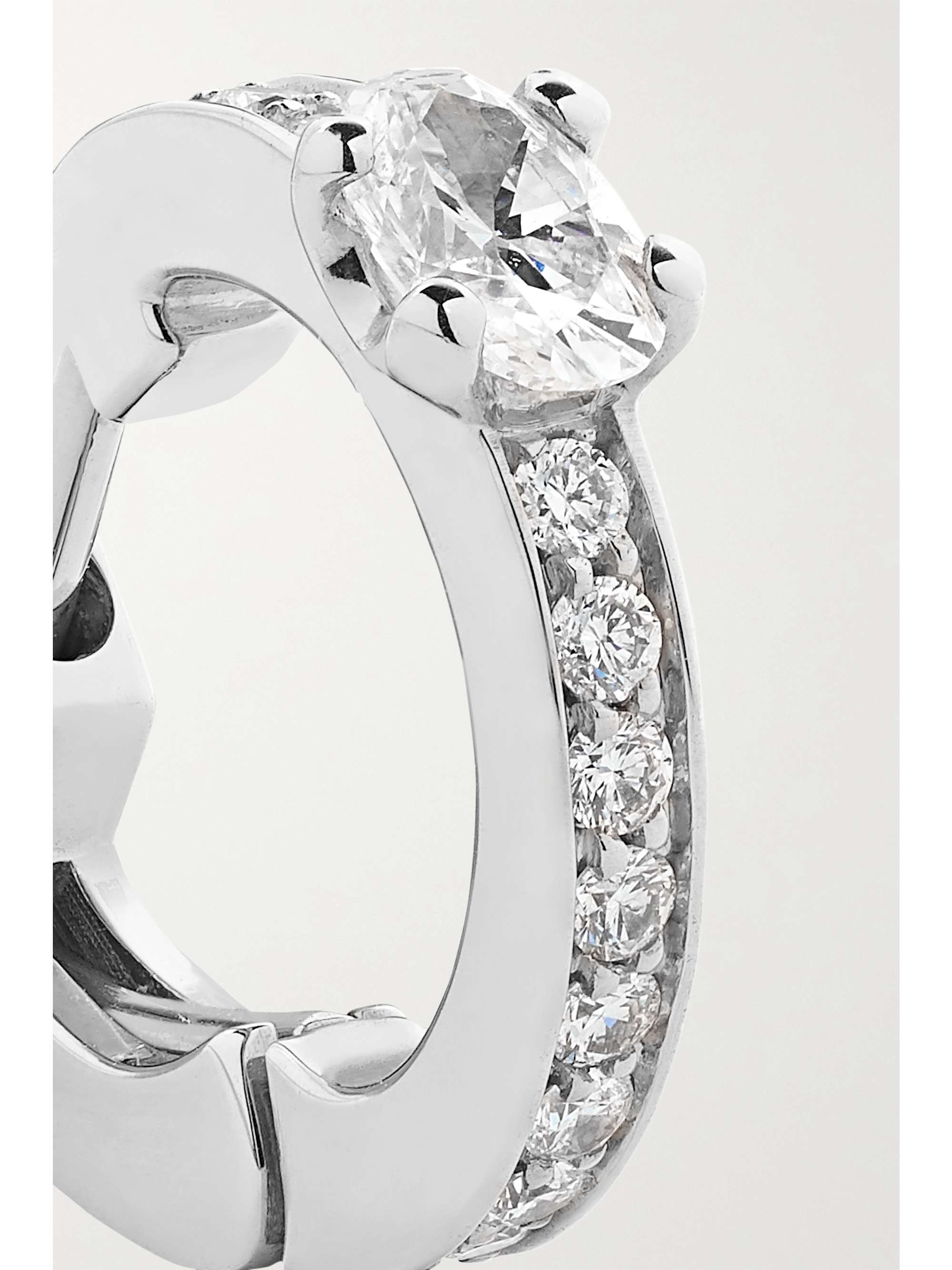 REPOSSI Harvest 18-karat white gold diamond earring