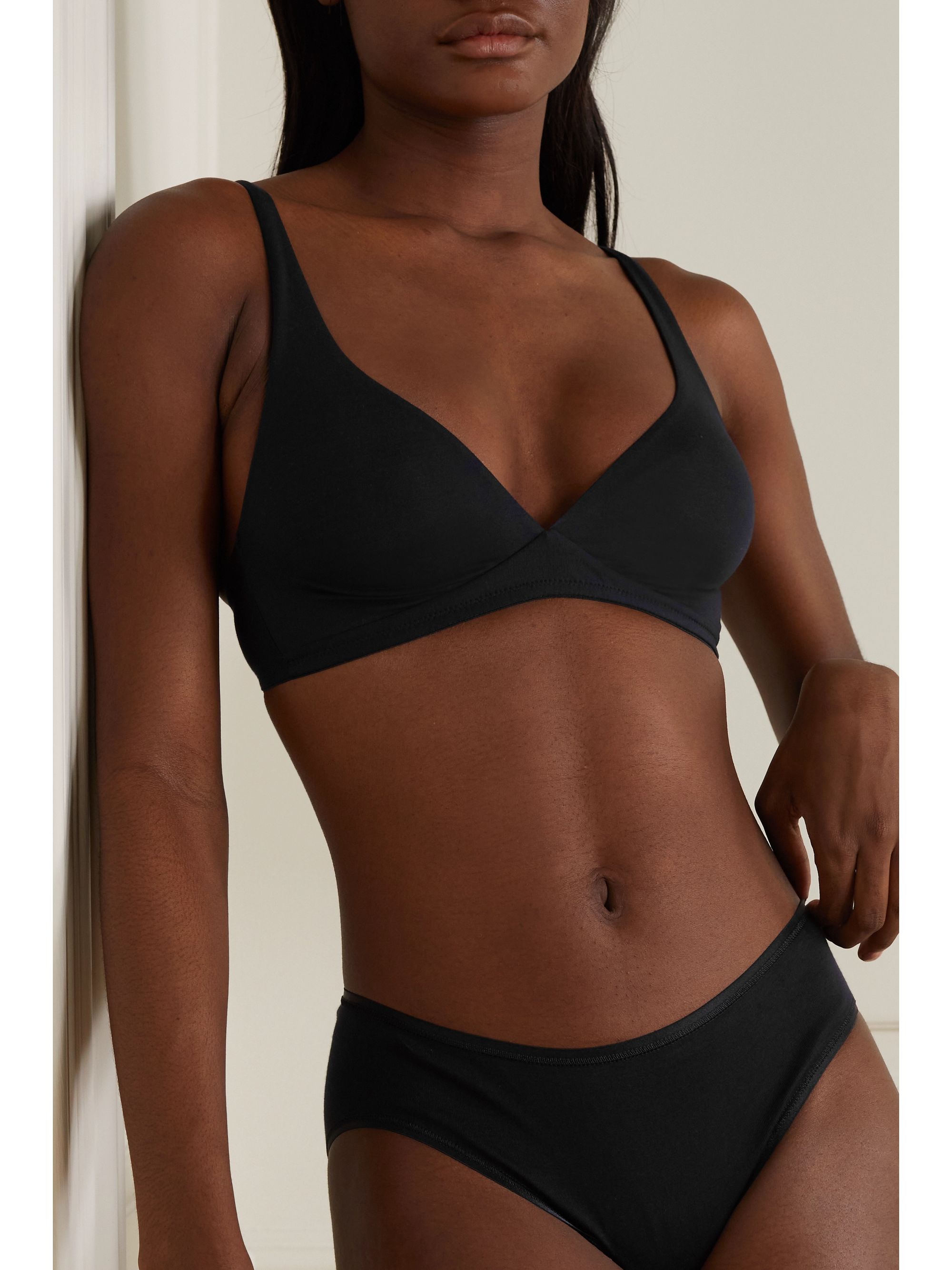 Cotton jersey bra Clearance