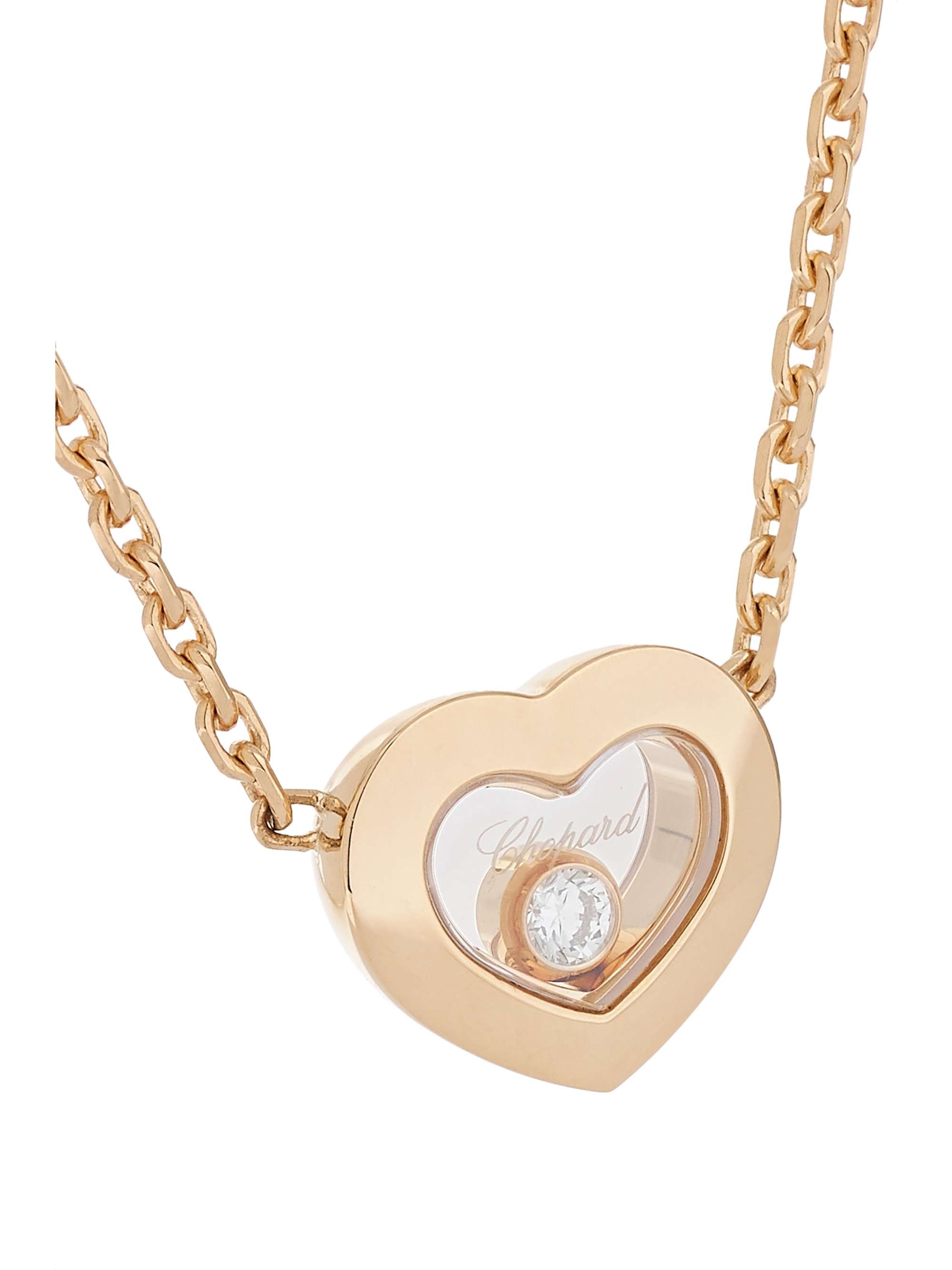 CHOPARD + NET SUSTAIN Happy Diamonds 18-karat gold diamond necklace