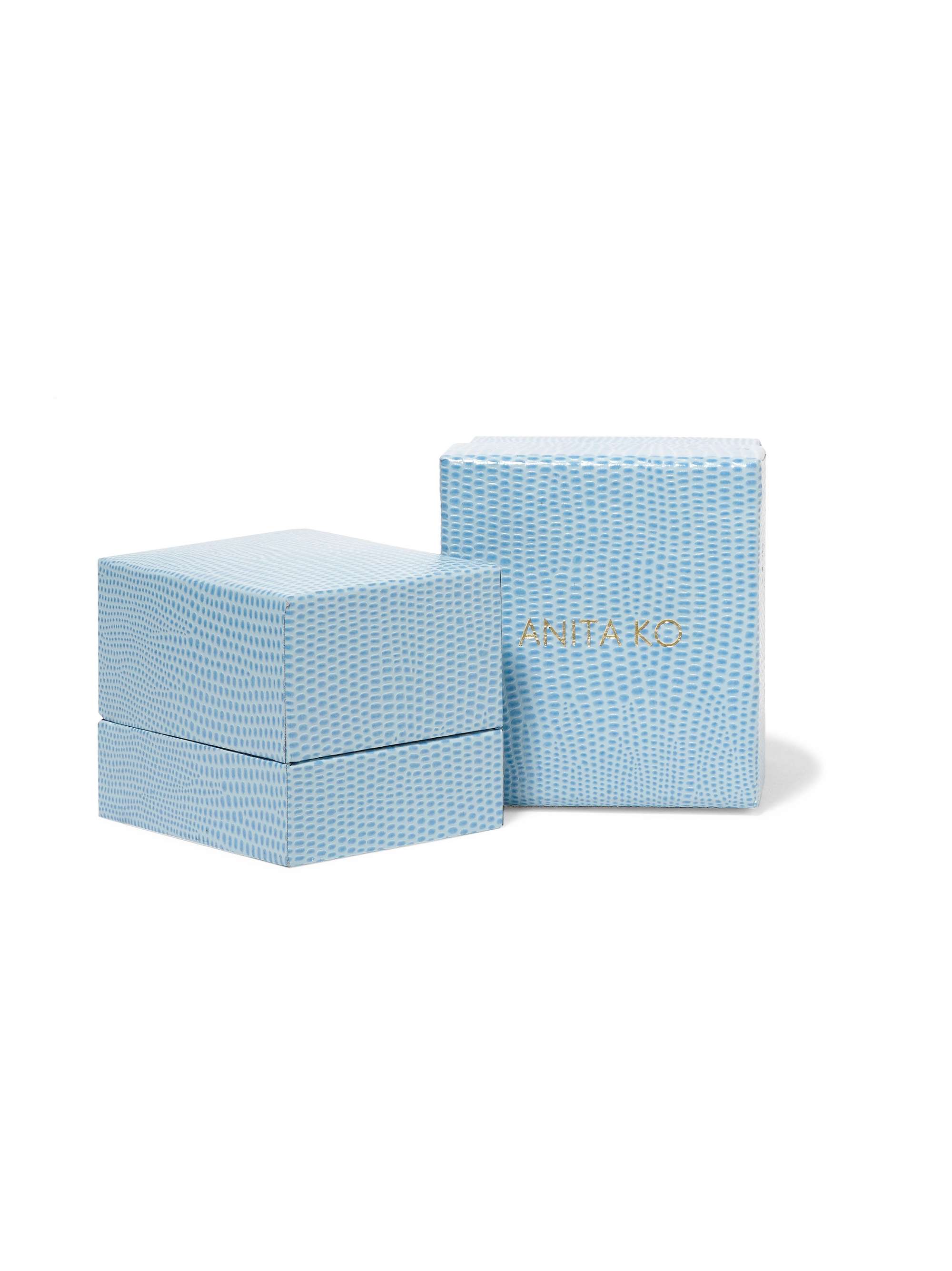 ANITA KO Huggies 18-karat rose gold diamond earring
