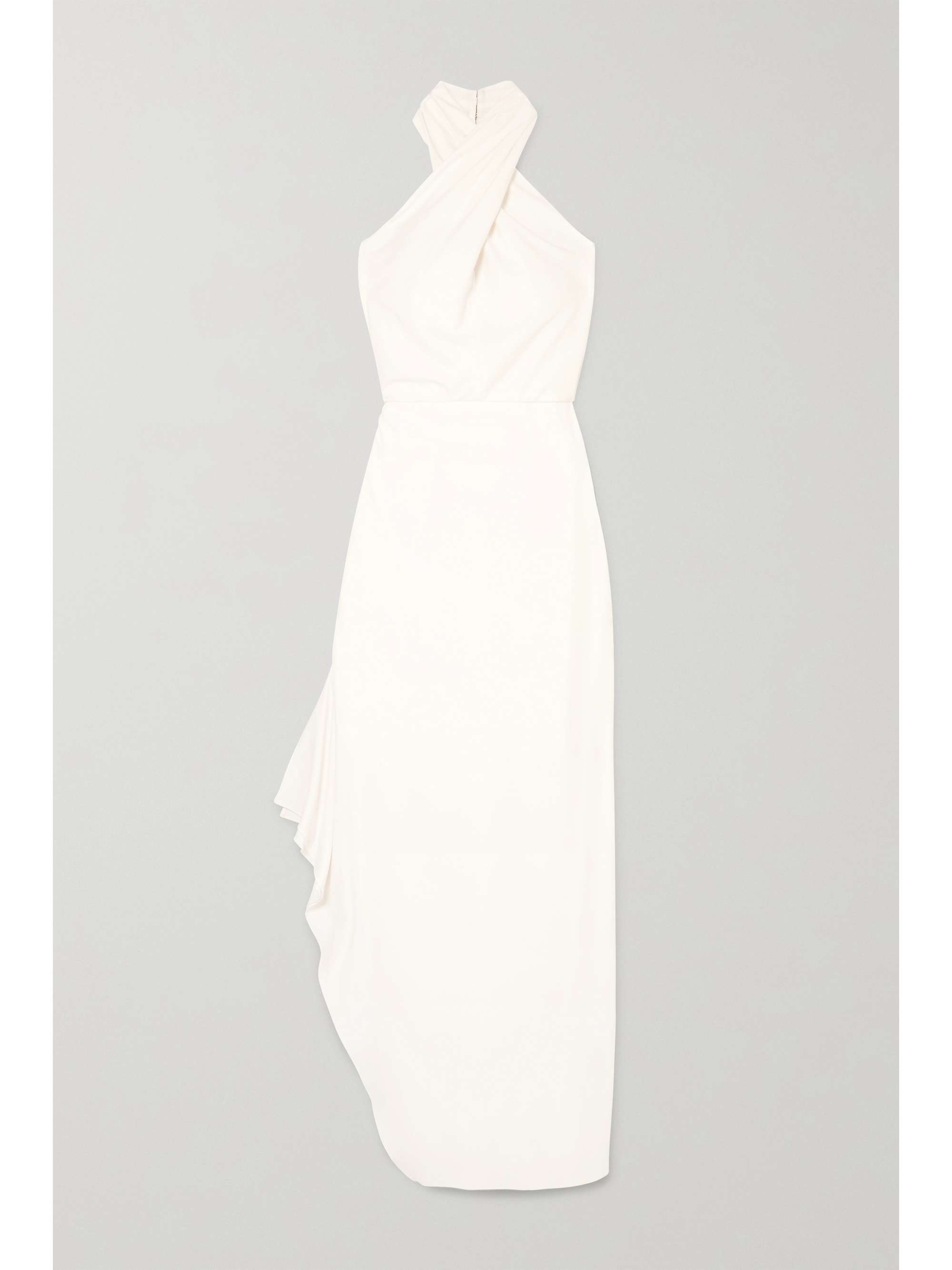 halston heritage black and white dress