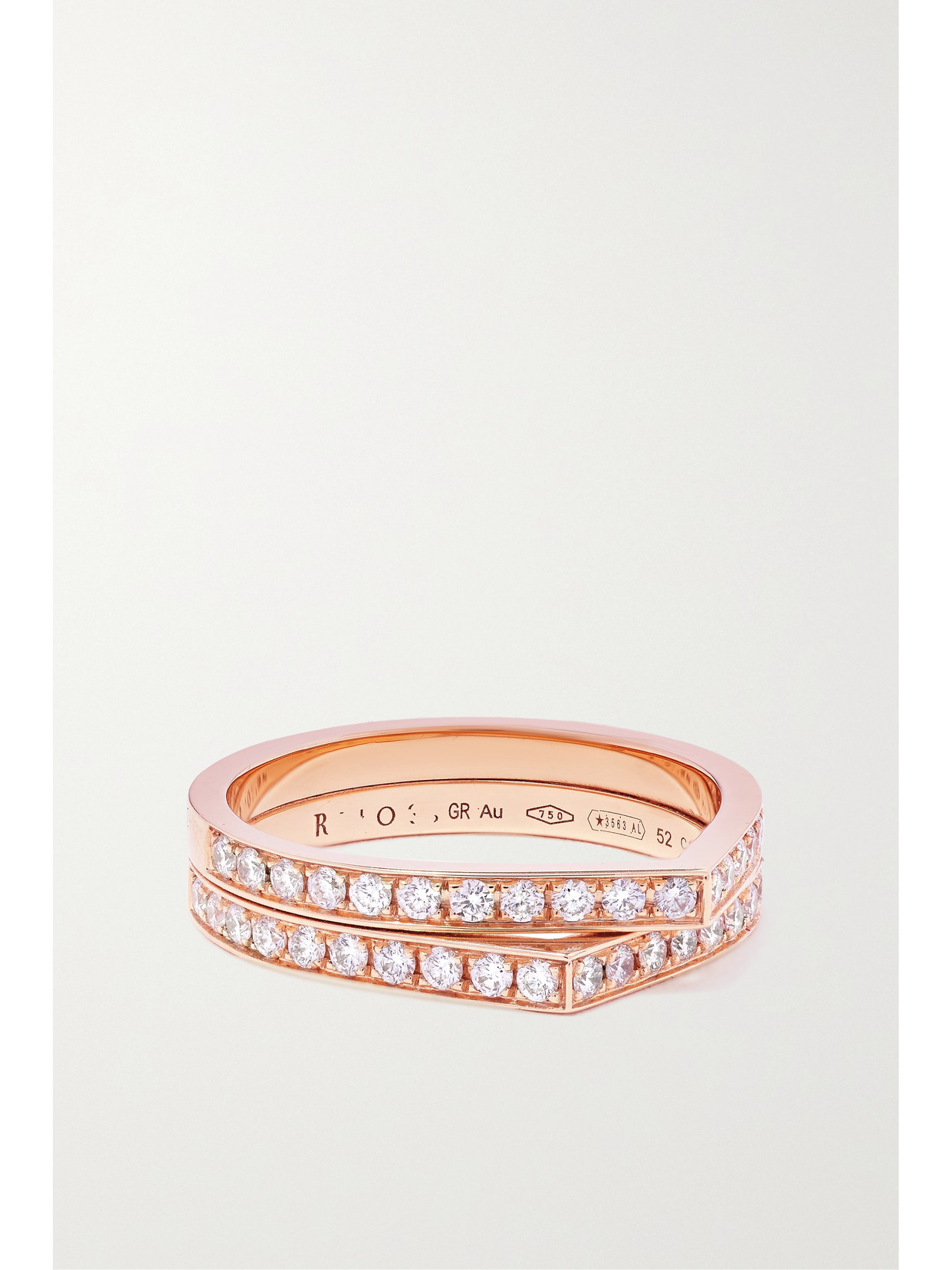 Repossi Antifer 18-karat Rose Gold Diamond Ring In Rose Gold