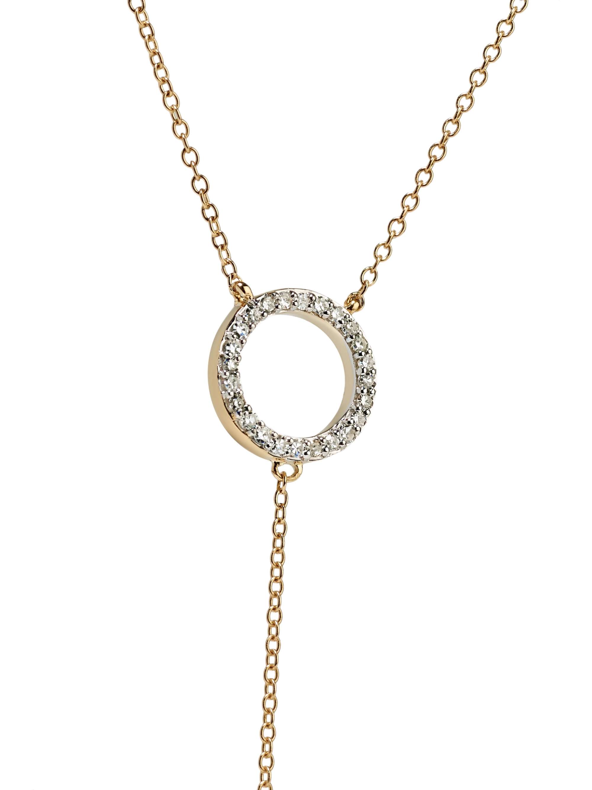MATEO 14-karat gold, diamond and pearl necklace
