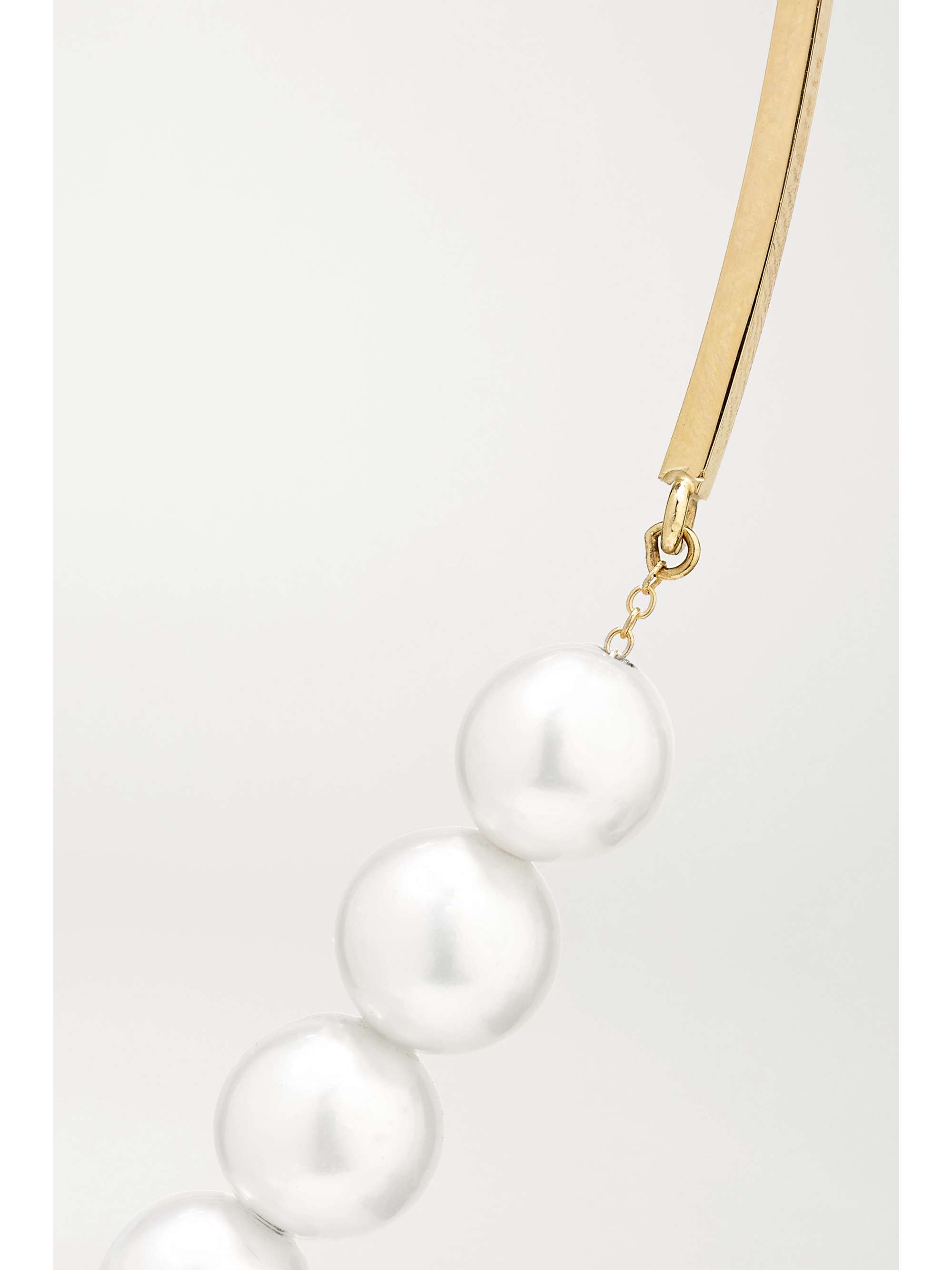MATEO 14-karat gold pearl choker