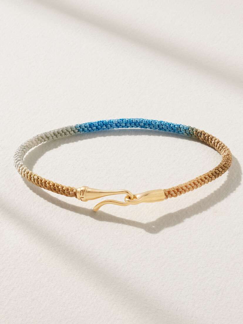 OLE LYNGGAARD COPENHAGEN Life 18-karat Gold And Rope Bracelet
