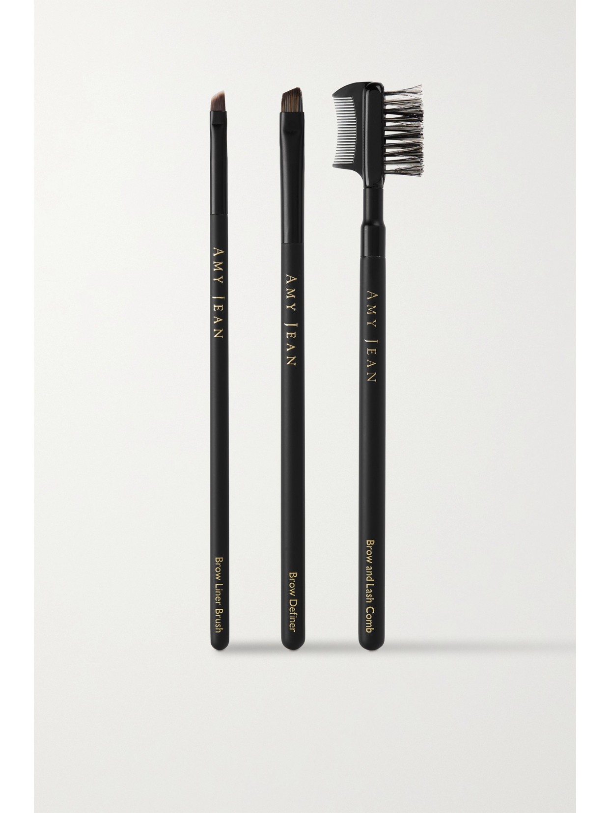 Amy Jean Brows Brow Essentials Brush Trio - One Size In Colorless