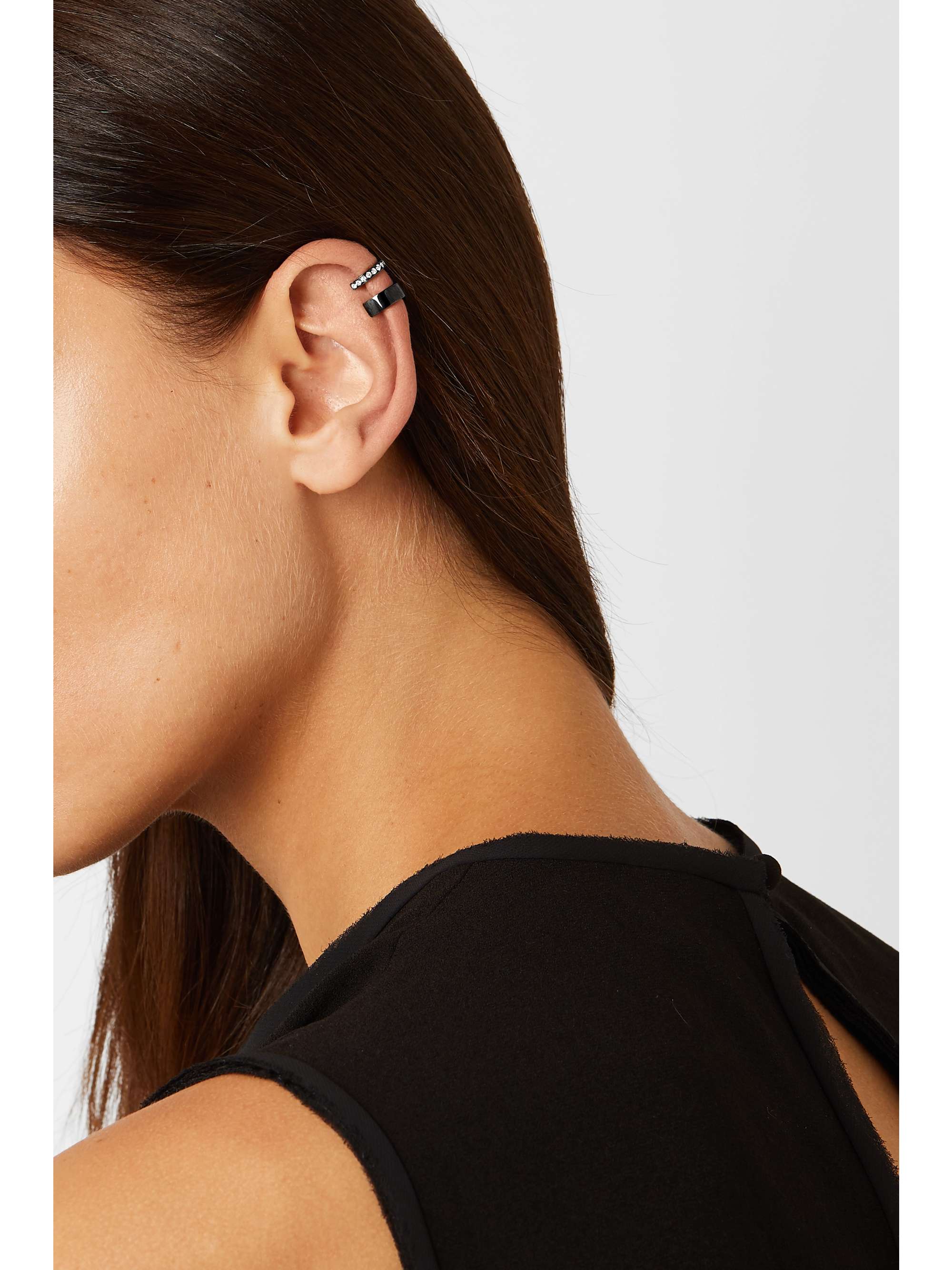 REPOSSI Berbère Module 18-karat rose gold diamond ear cuff