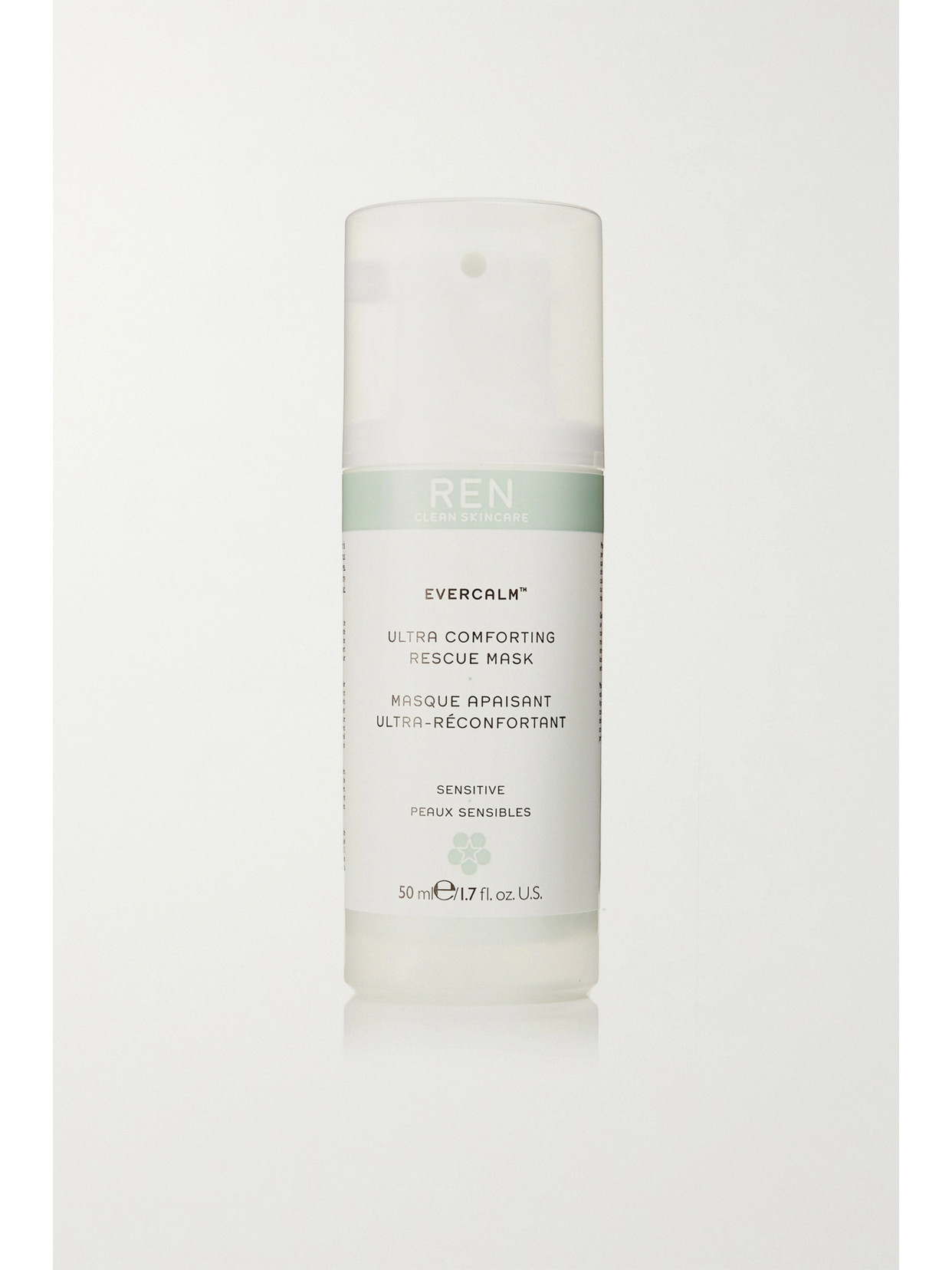 REN CLEAN SKINCARE + NET SUSTAIN EVERCALM&TRADE; ULTRA COMFORTING RESCUE MASK, 50ML - ONE SIZE