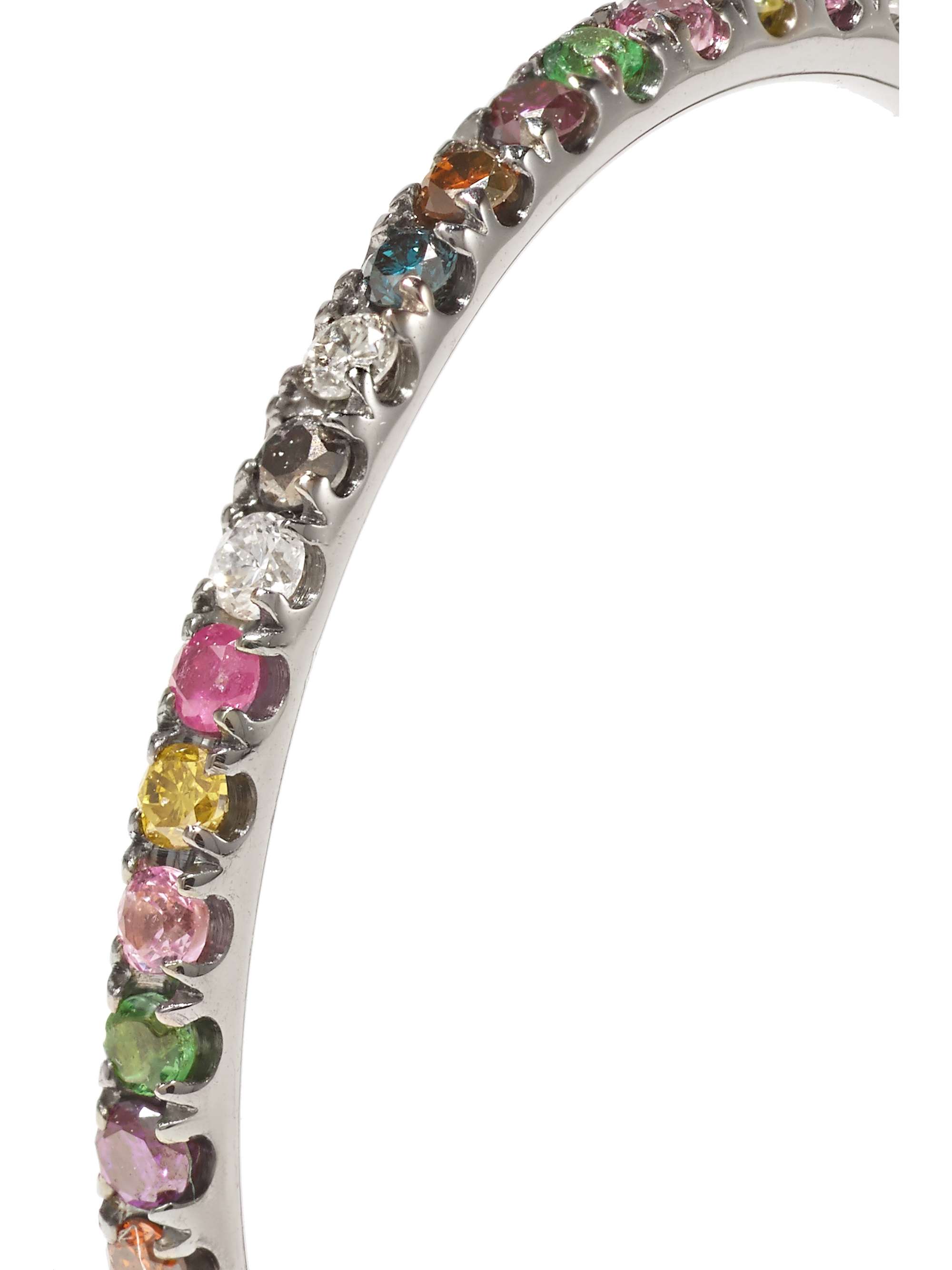 ILEANA MAKRI Thread 18-karat rose gold sapphire ring