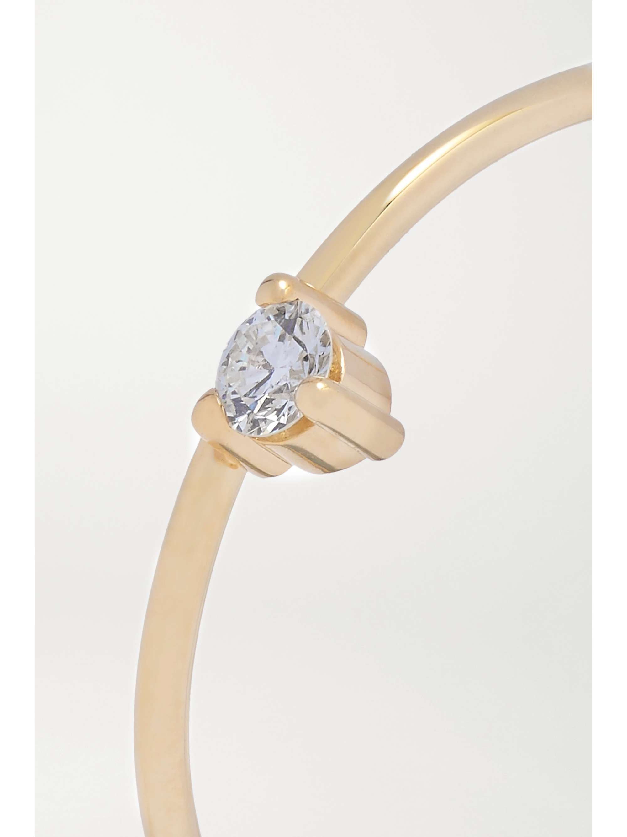 MIZUKI Baby Tiara 14-karat gold diamond ring