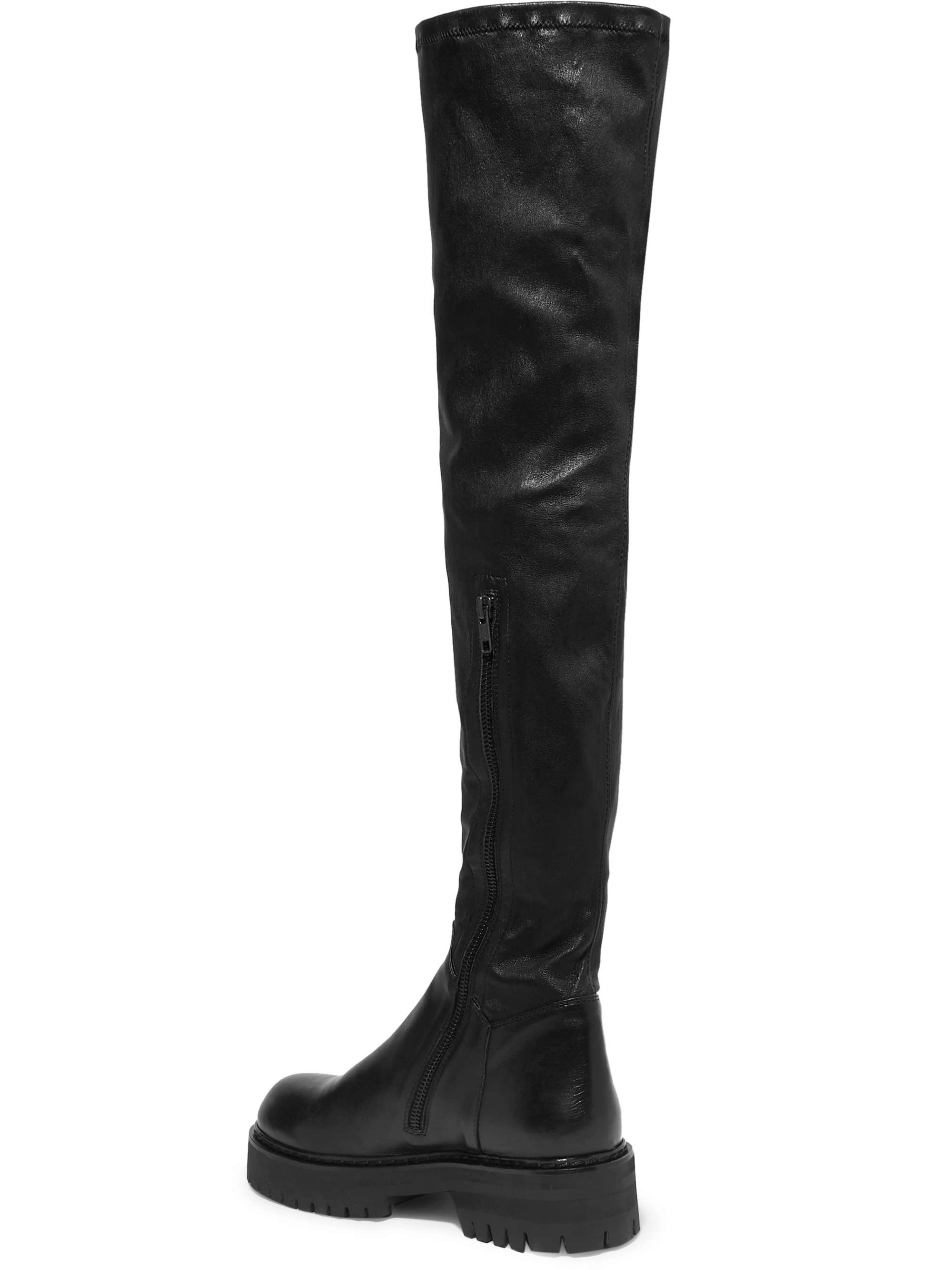 ANN DEMEULEMEESTER Over-the-knee leather boots