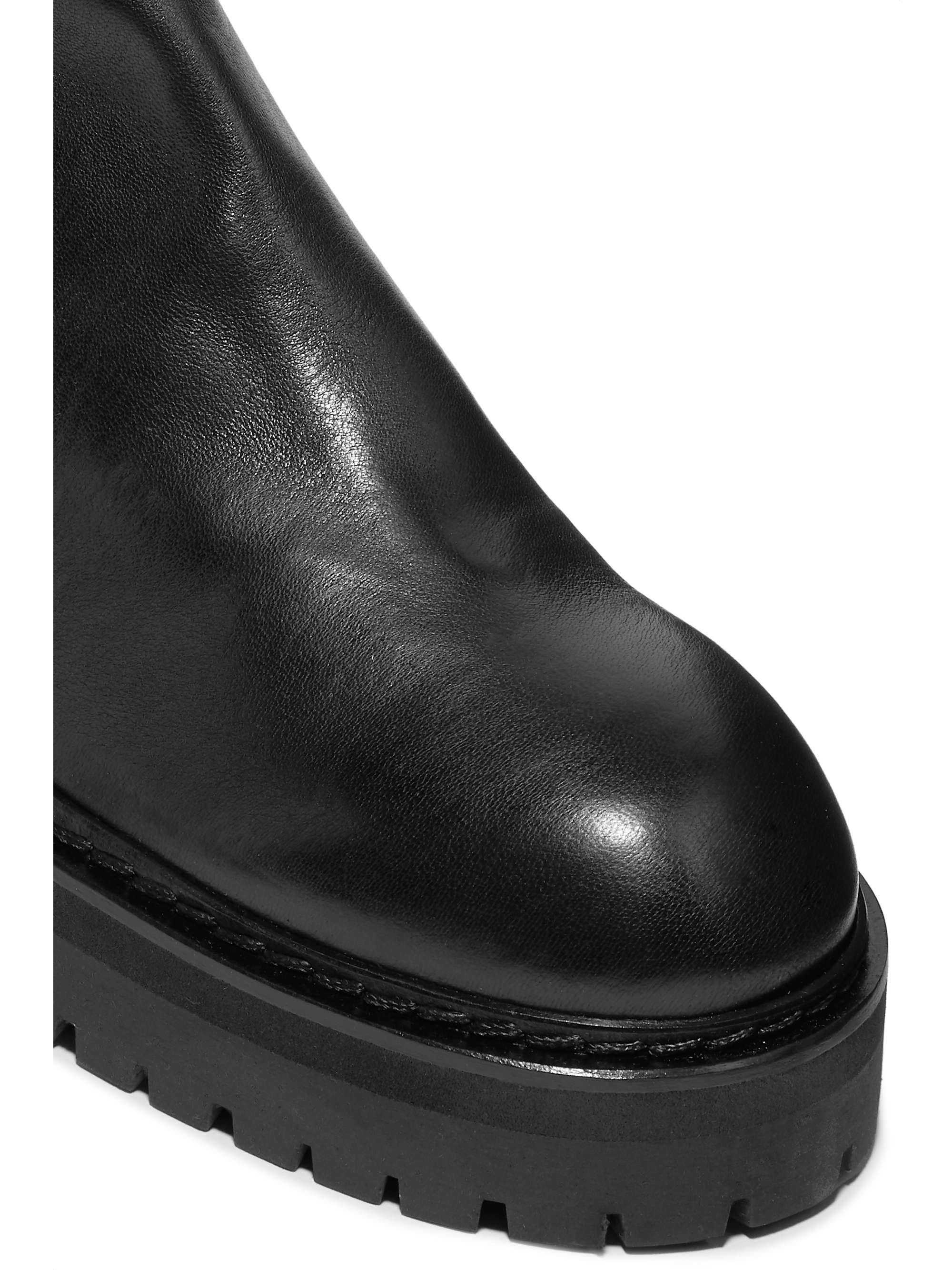 ANN DEMEULEMEESTER Over-the-knee leather boots