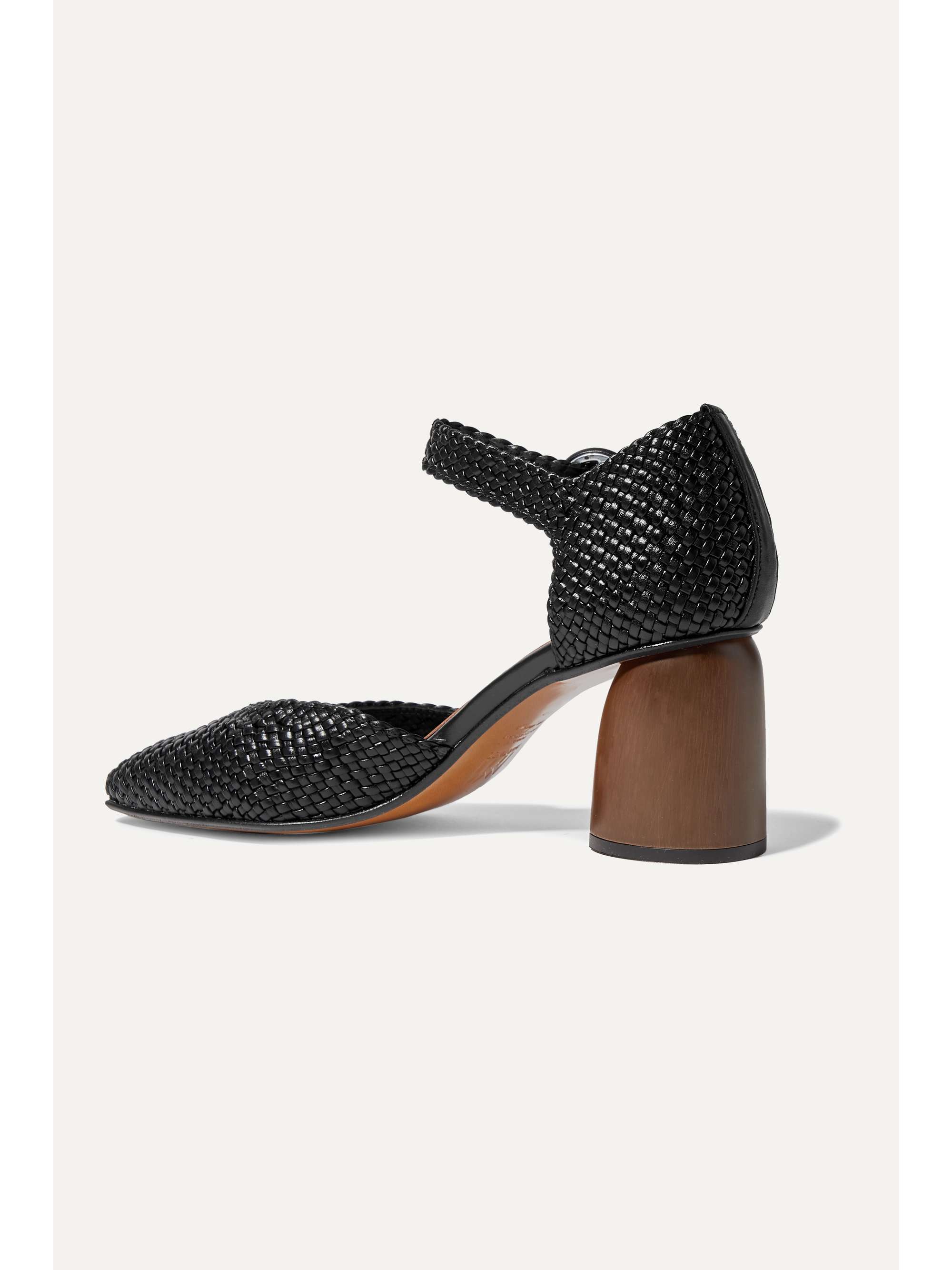 SOULIERS MARTINEZ Antequera woven leather pumps