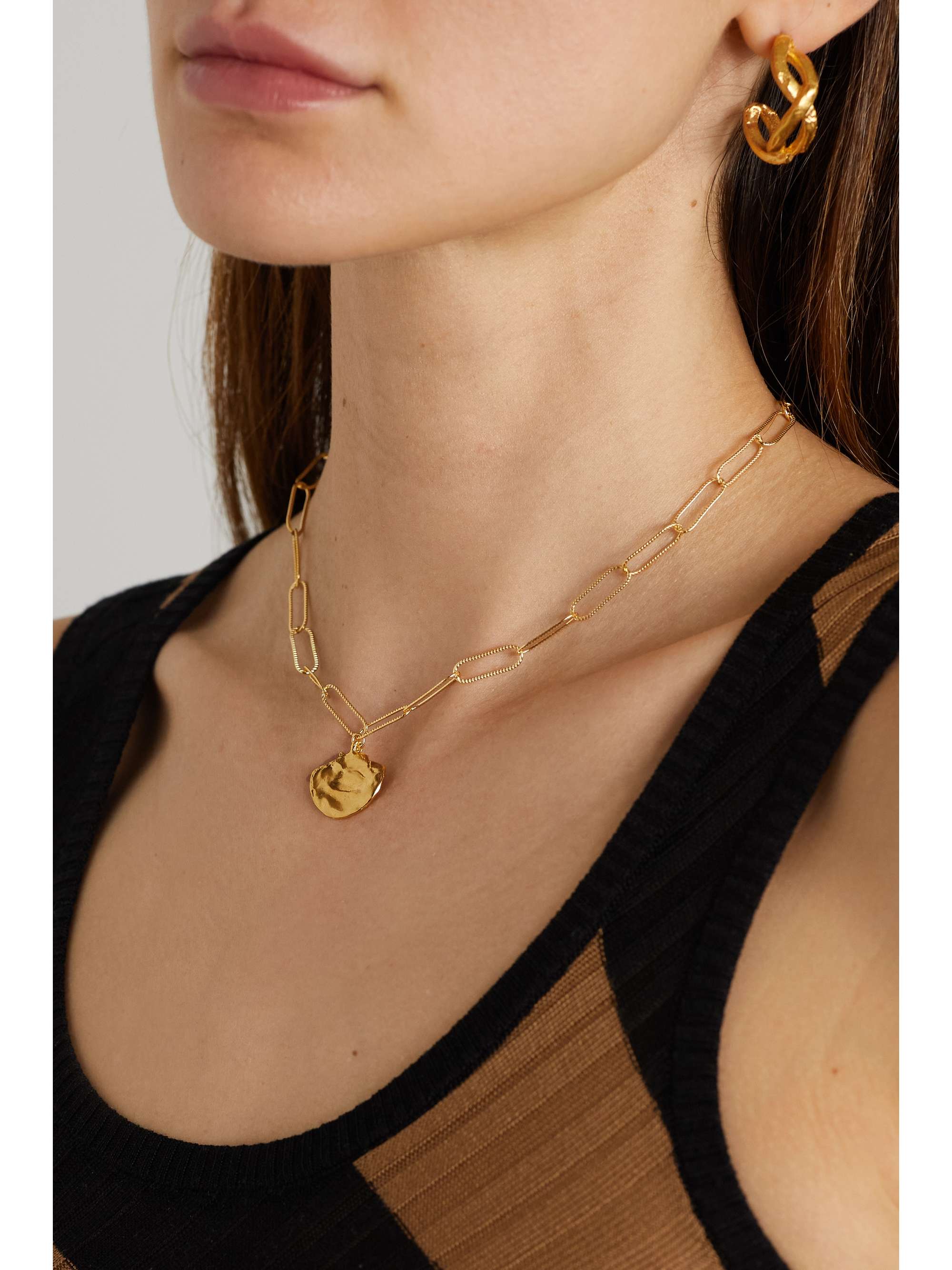 ALIGHIERI Paola and Francesca gold-plated necklace